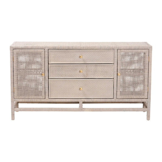 Luxury Modern Rattan Cabinet European Style for Villa