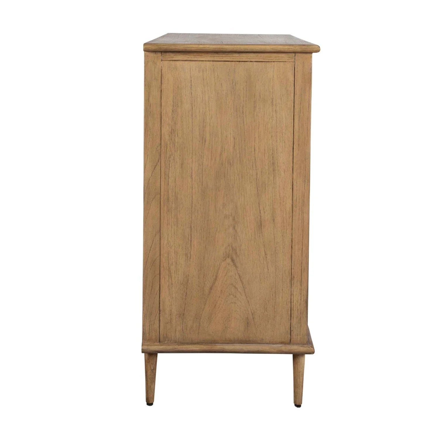 Luxury Modern Rattan Cane 2-Door Cabinet European Style for Villa