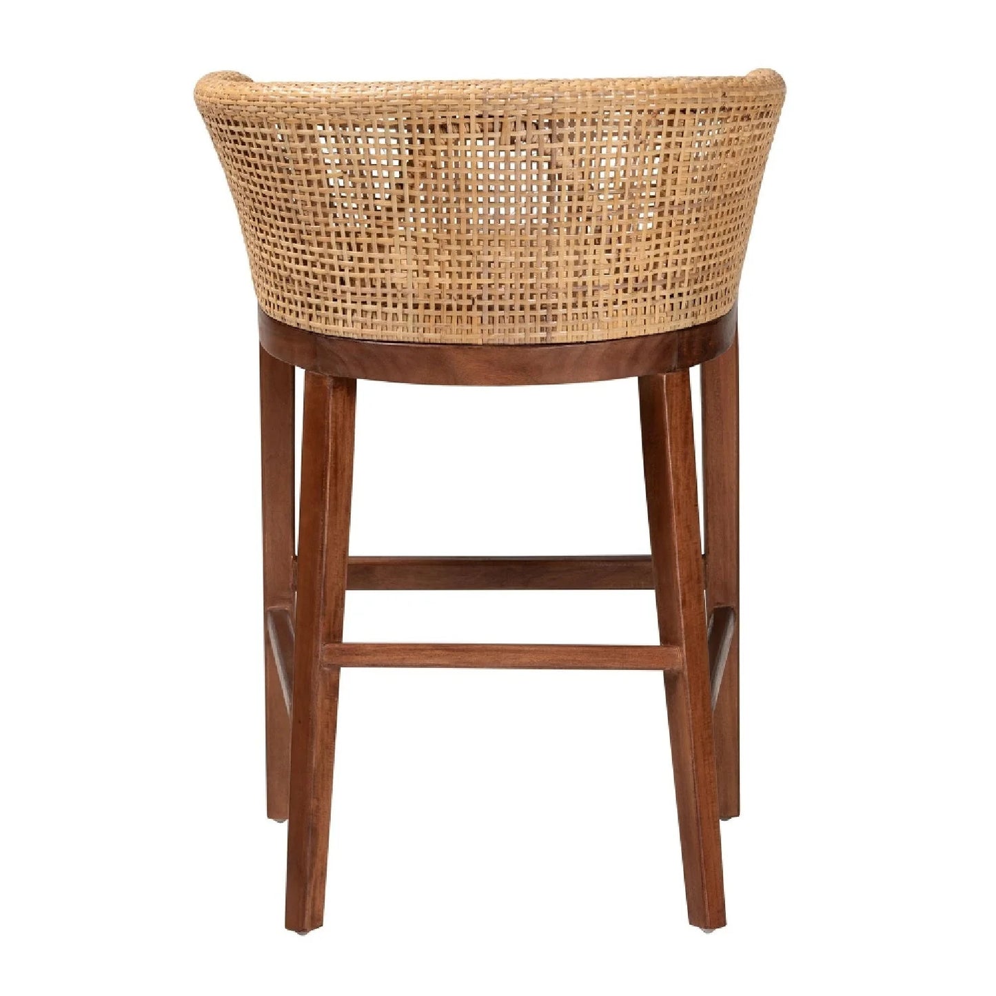 Luxury Modern Rattan Counter Stool European Style for Villa
