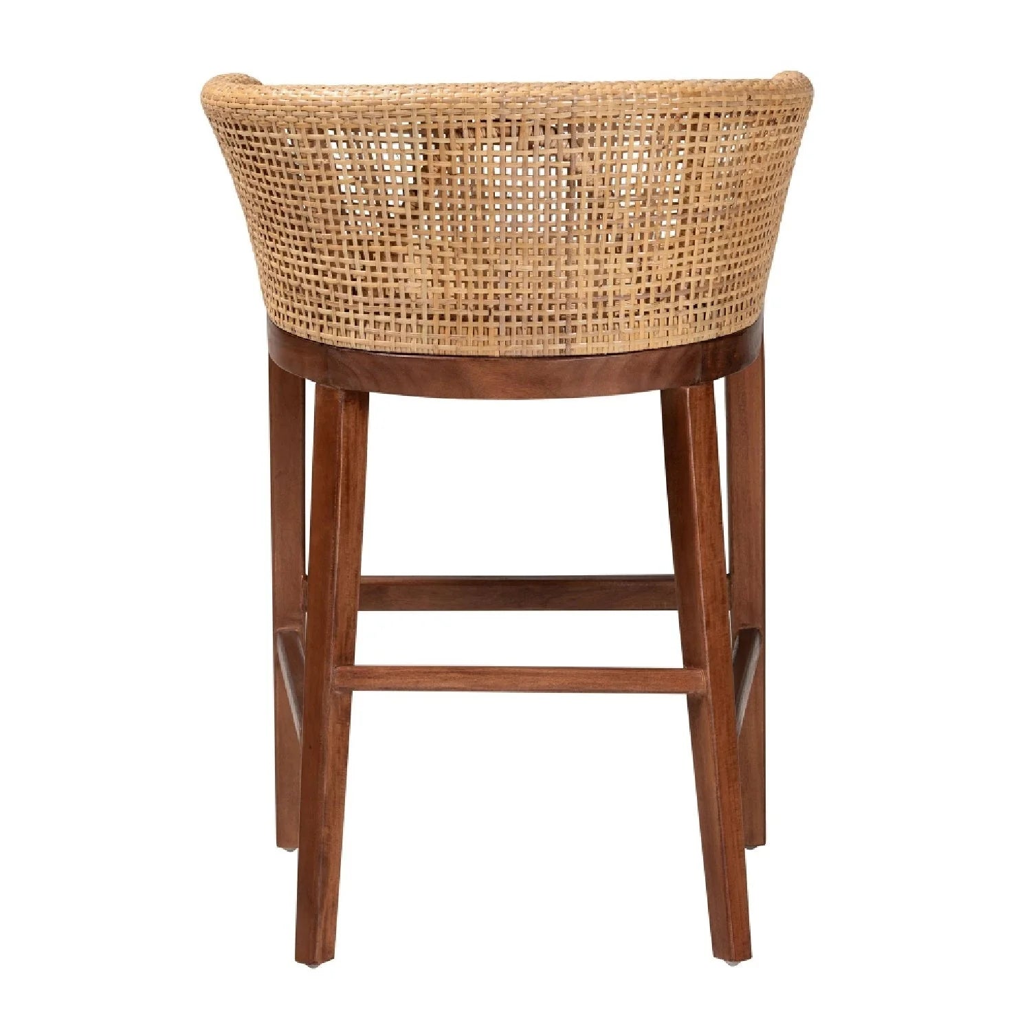 Luxury Modern Rattan Counter Stool European Style for Villa