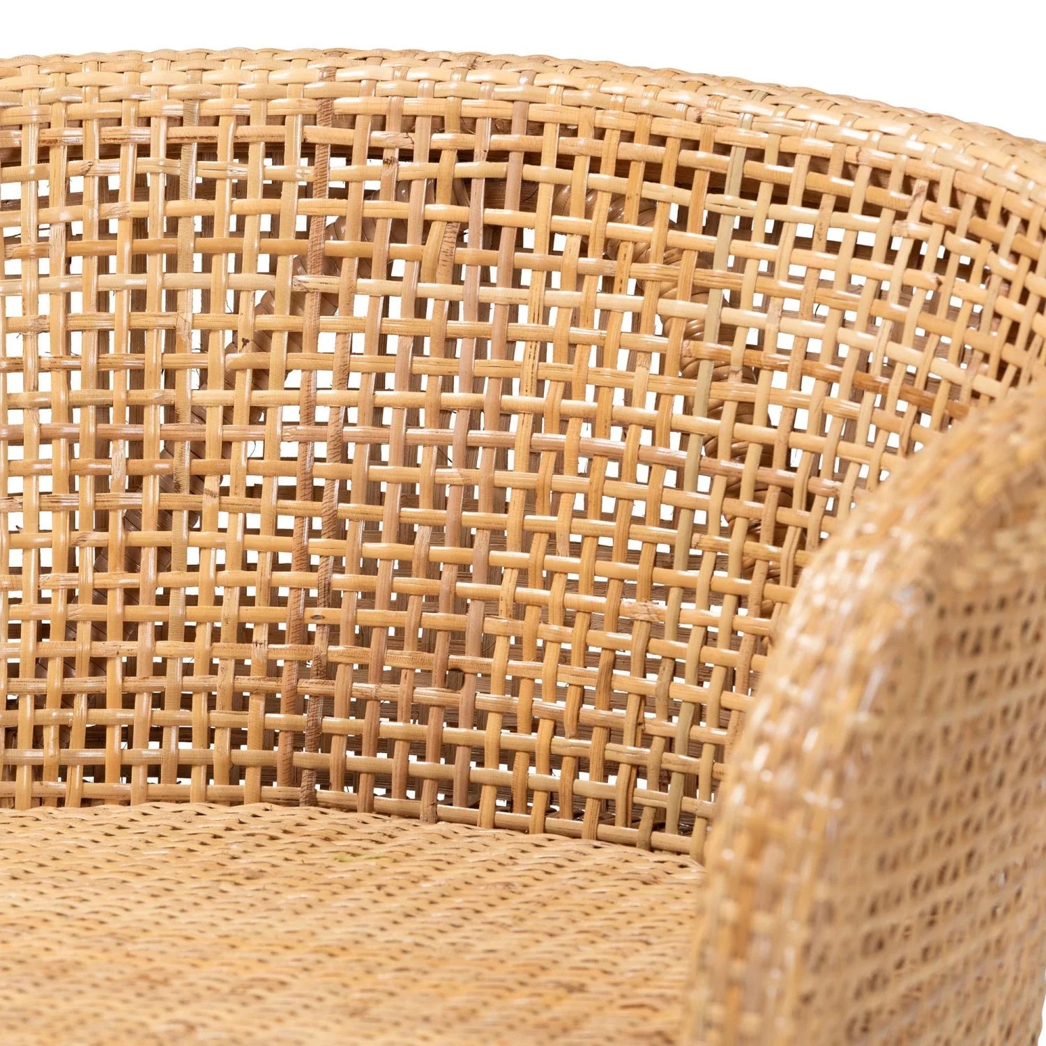 Luxury Modern Rattan Counter Stool European Style for Villa