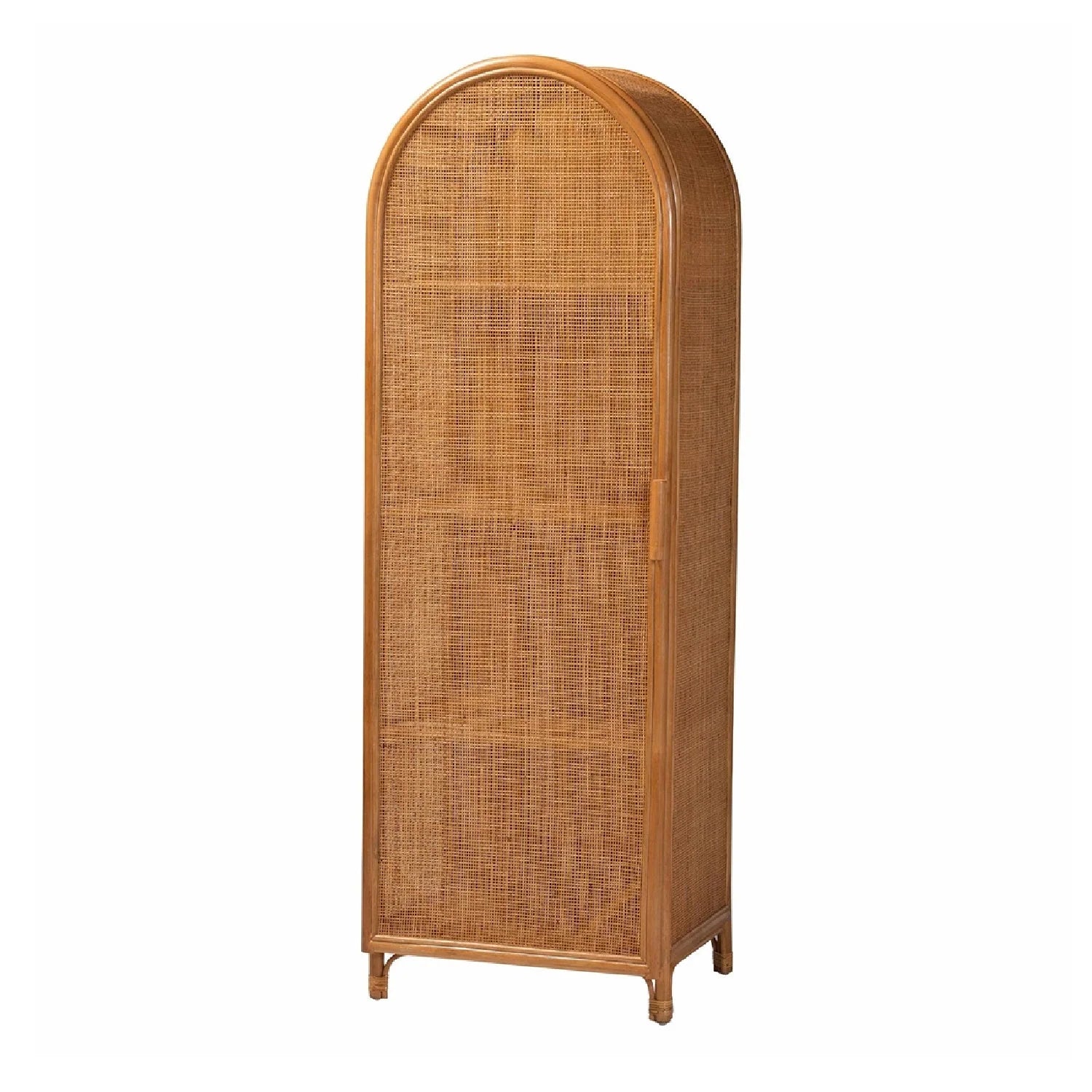 Luxury Modern Rattan Storage Cabinet European Style for Villa