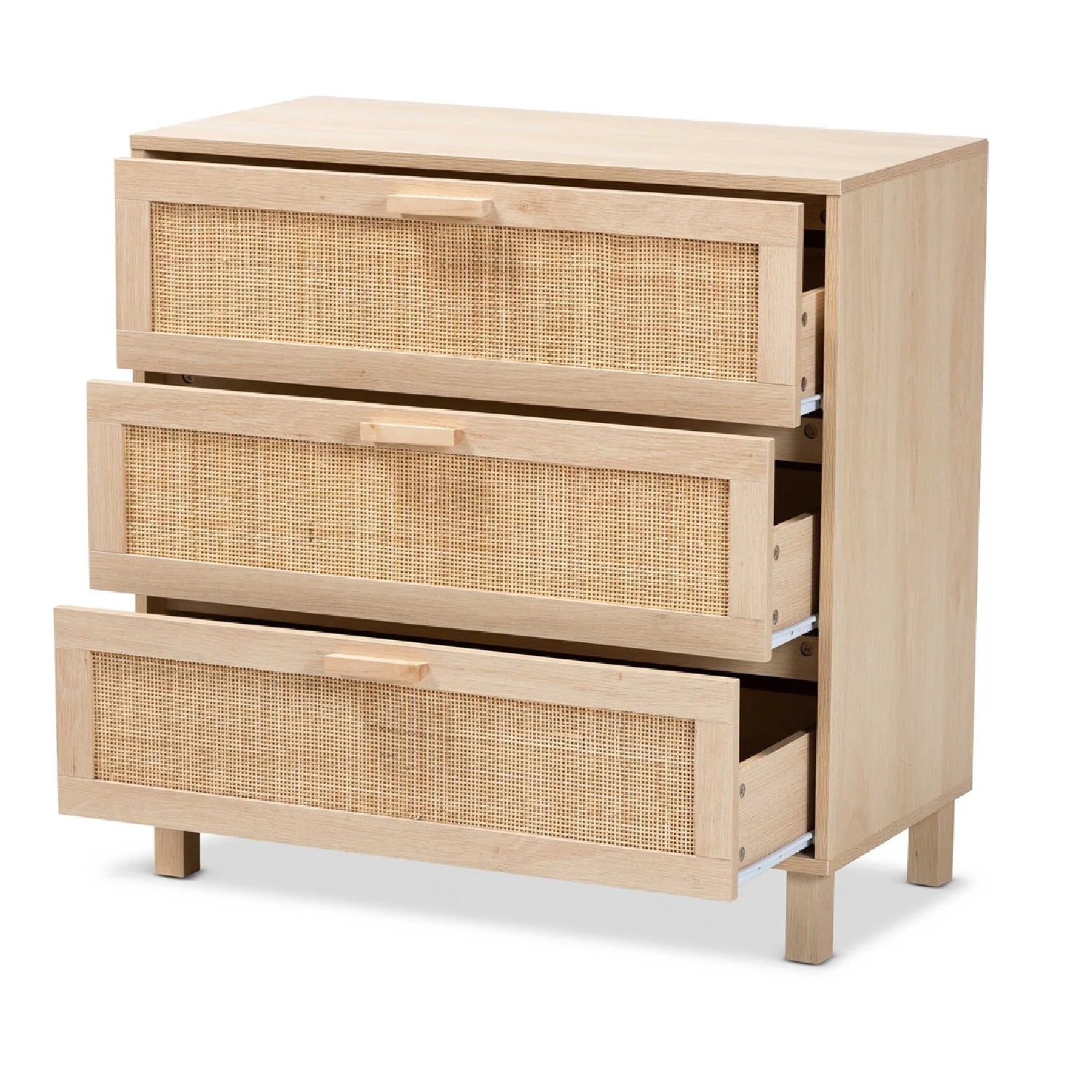 Luxury Modern Rattan Storage Cabinet European Style for Villa
