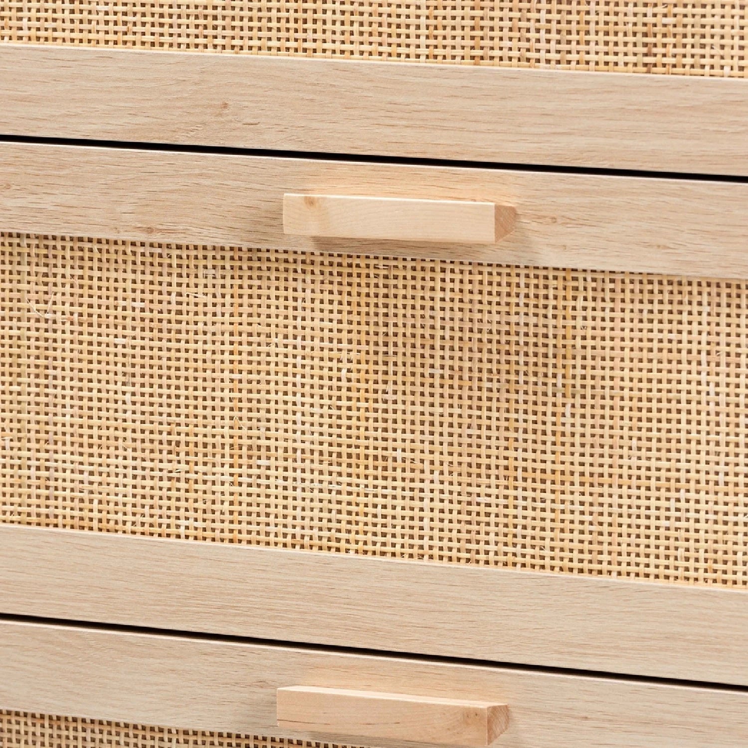 Luxury Modern Rattan Storage Cabinet European Style for Villa