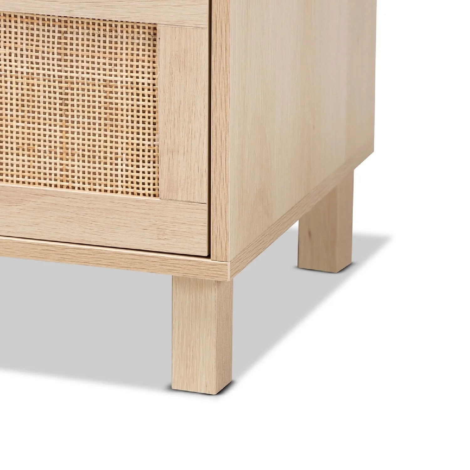 Luxury Modern Rattan Storage Cabinet European Style for Villa