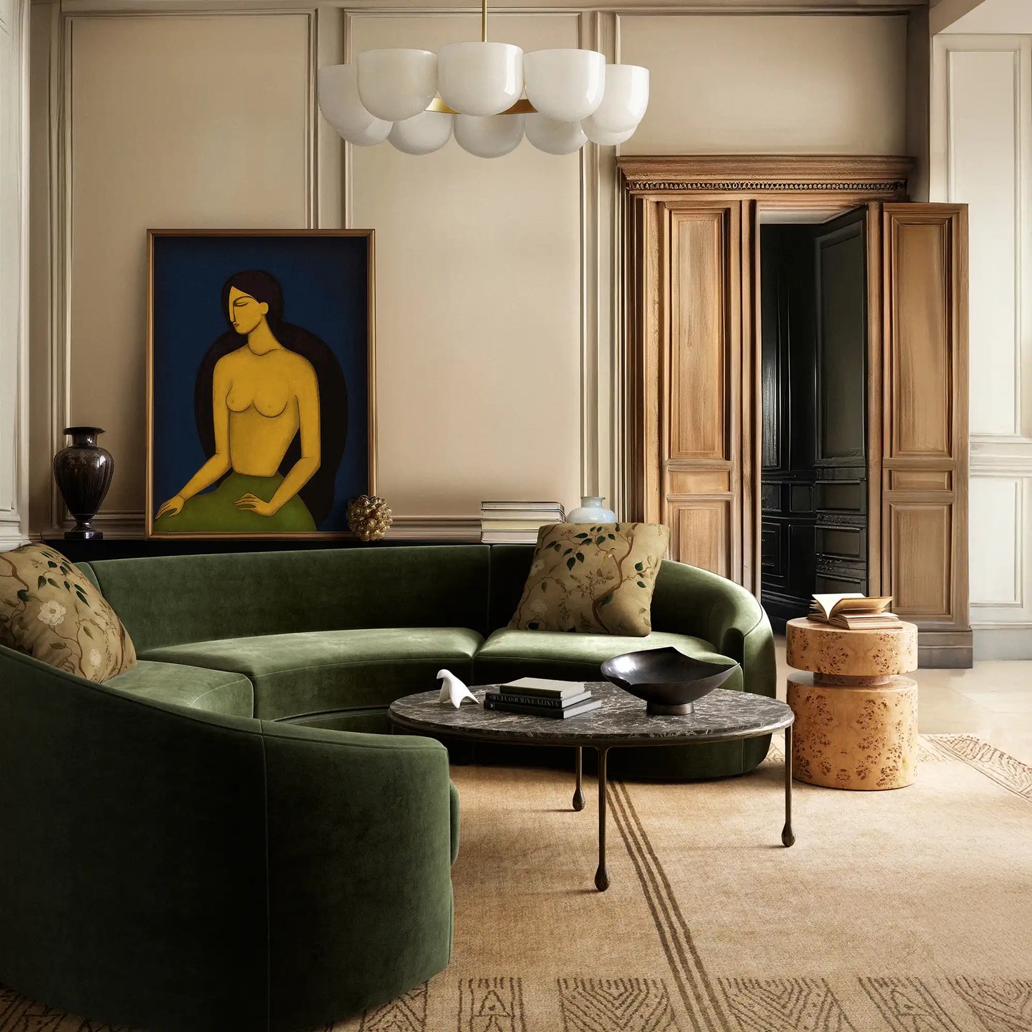 Luxury Modern Ravelle Coffee Table European Style for Villa