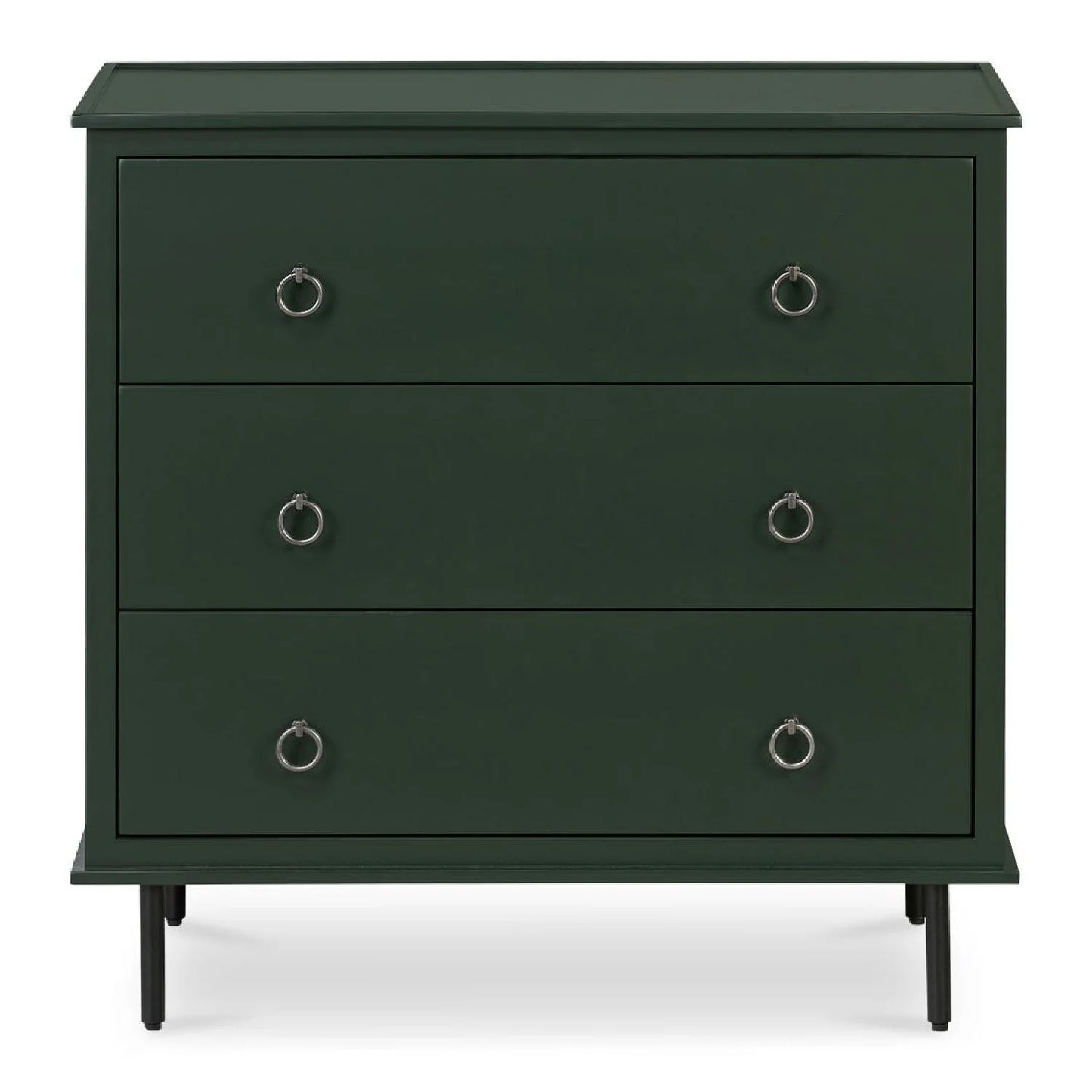 Luxury Modern Reagan 3-Drawer Nightstand European Style for Villa