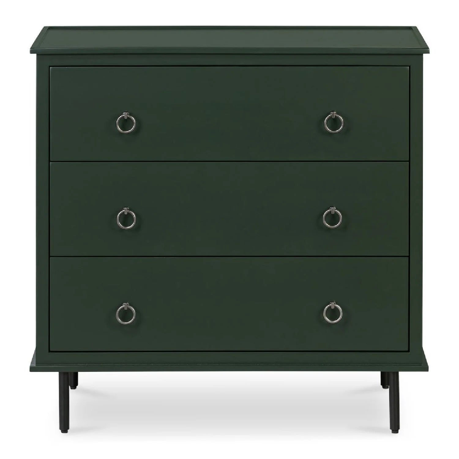 Luxury Modern Reagan 3-Drawer Nightstand European Style for Villa