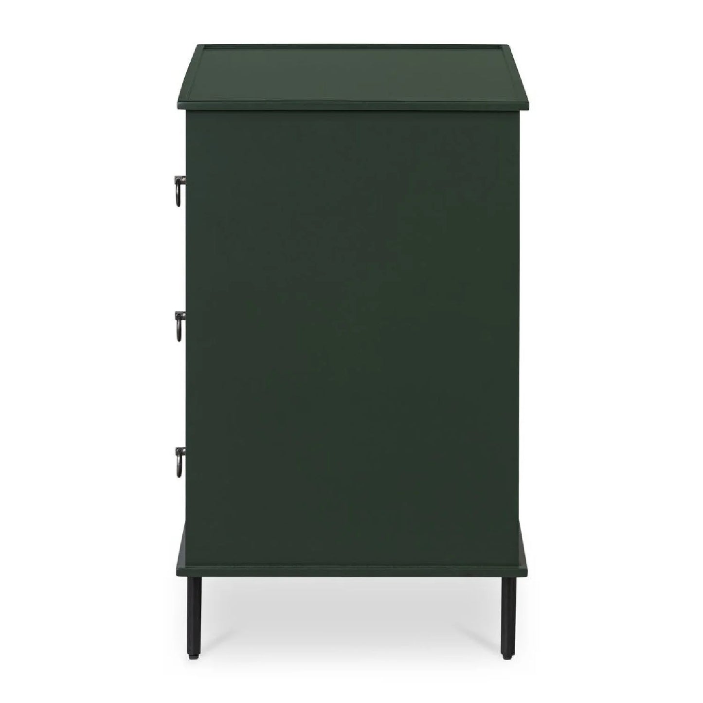 Luxury Modern Reagan 3-Drawer Nightstand European Style for Villa