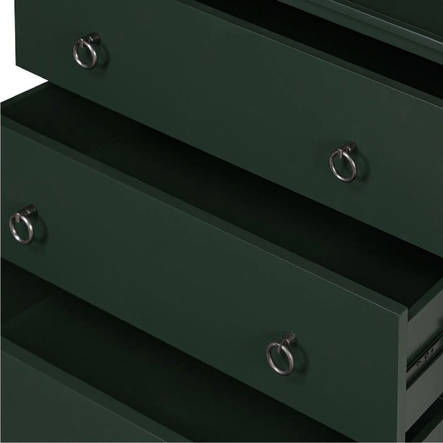 Luxury Modern Reagan 3-Drawer Nightstand European Style for Villa