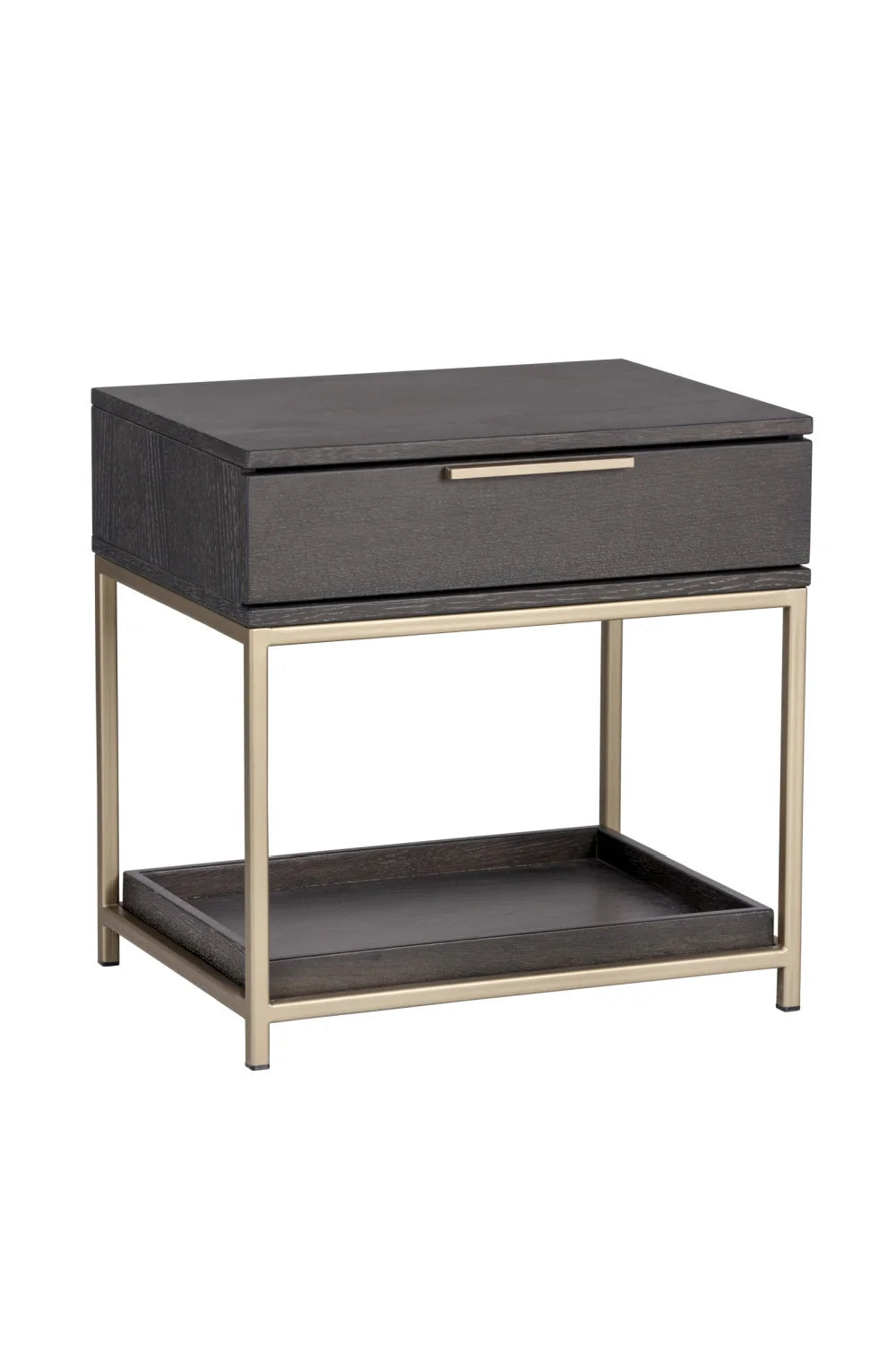 Luxury Modern Rebel 1-Drawer Nightstand European Style for Villa