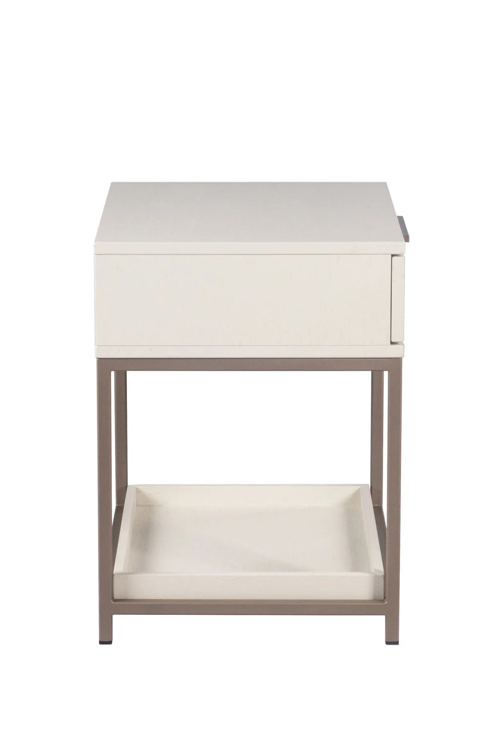 Luxury Modern Rebel 1-Drawer Nightstand European Style for Villa