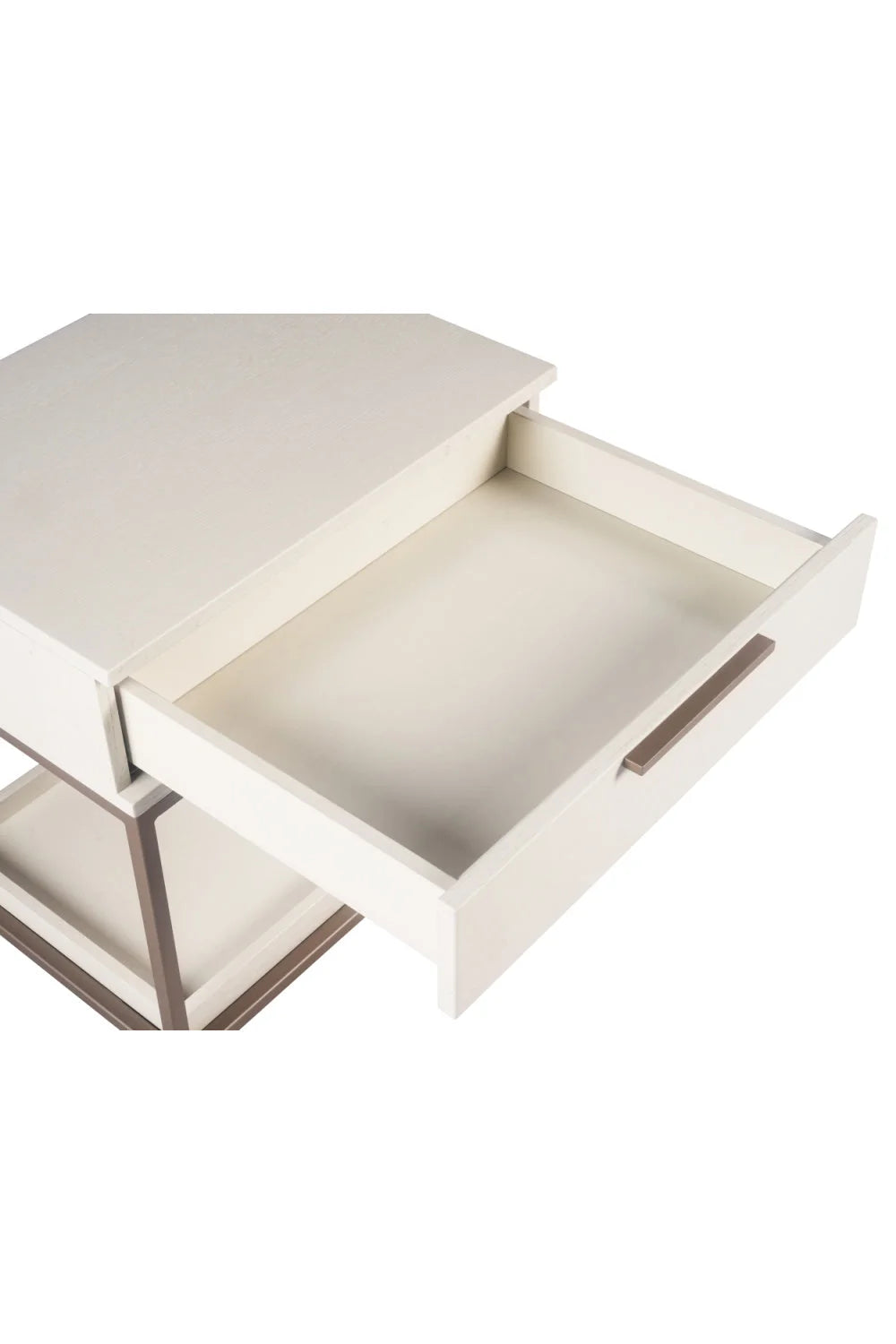 Luxury Modern Rebel 1-Drawer Nightstand European Style for Villa