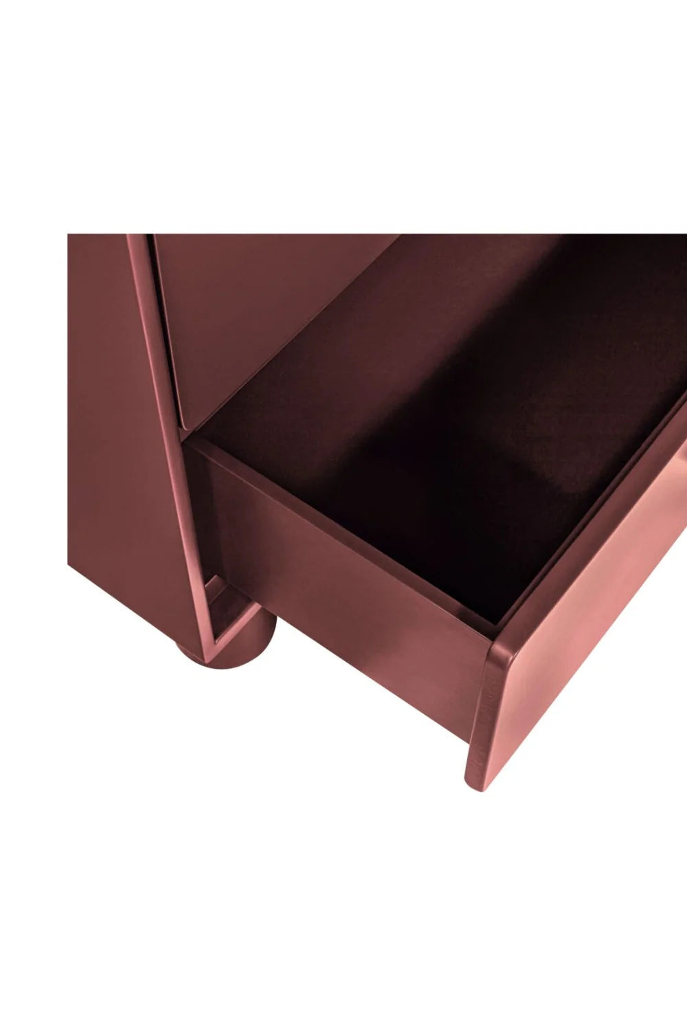 Luxury Modern Red Wooden Dresser European Style for Villa
