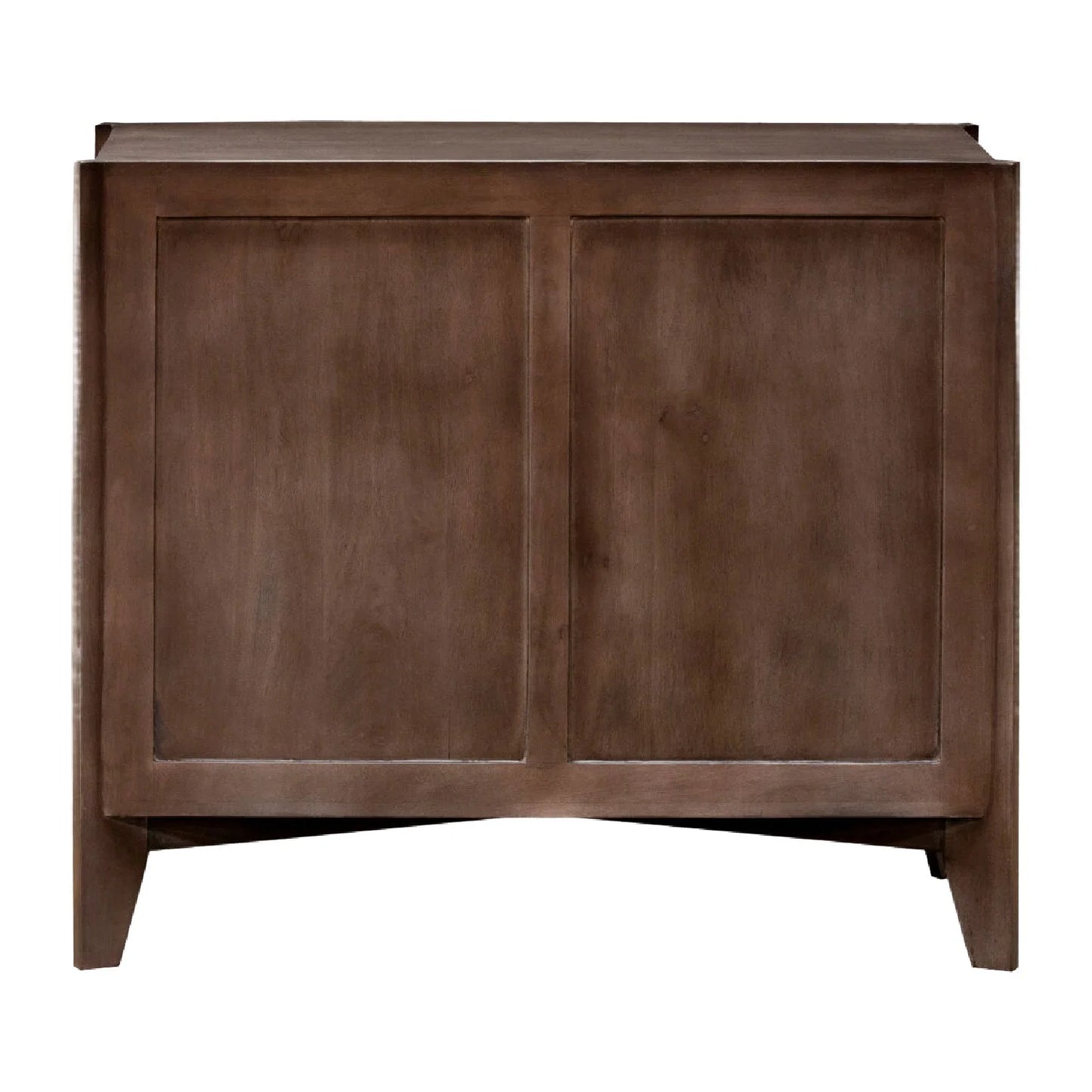 Luxury Modern Reeded Mango Wood Cabinet European Style for Villa