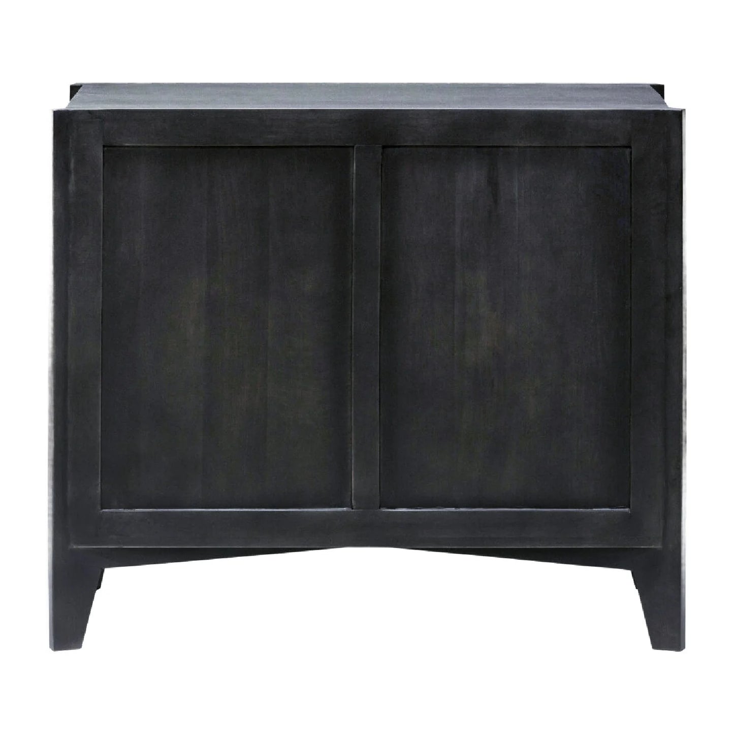 Luxury Modern Reeded Mango Wood Cabinet European Style for Villa