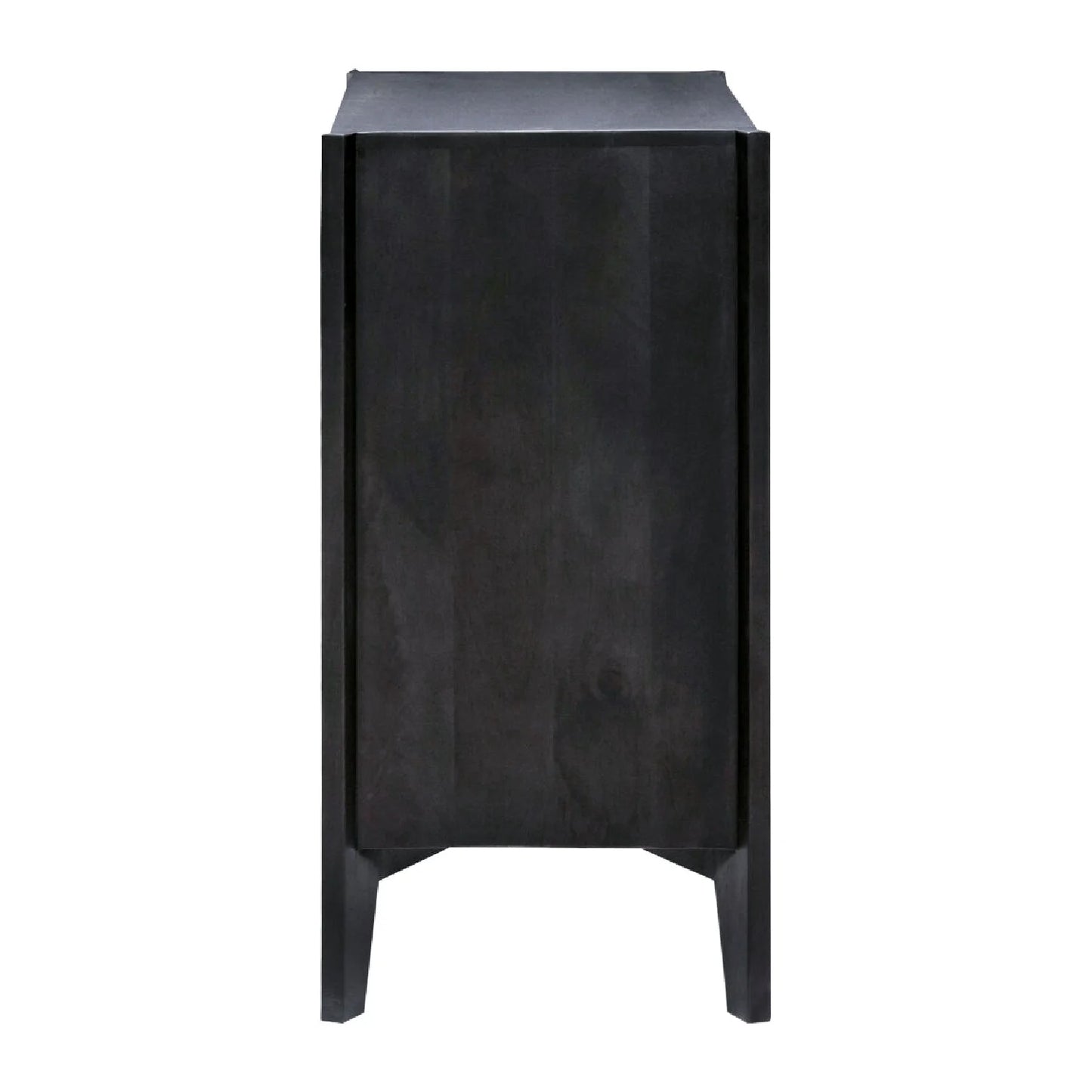 Luxury Modern Reeded Mango Wood Cabinet European Style for Villa