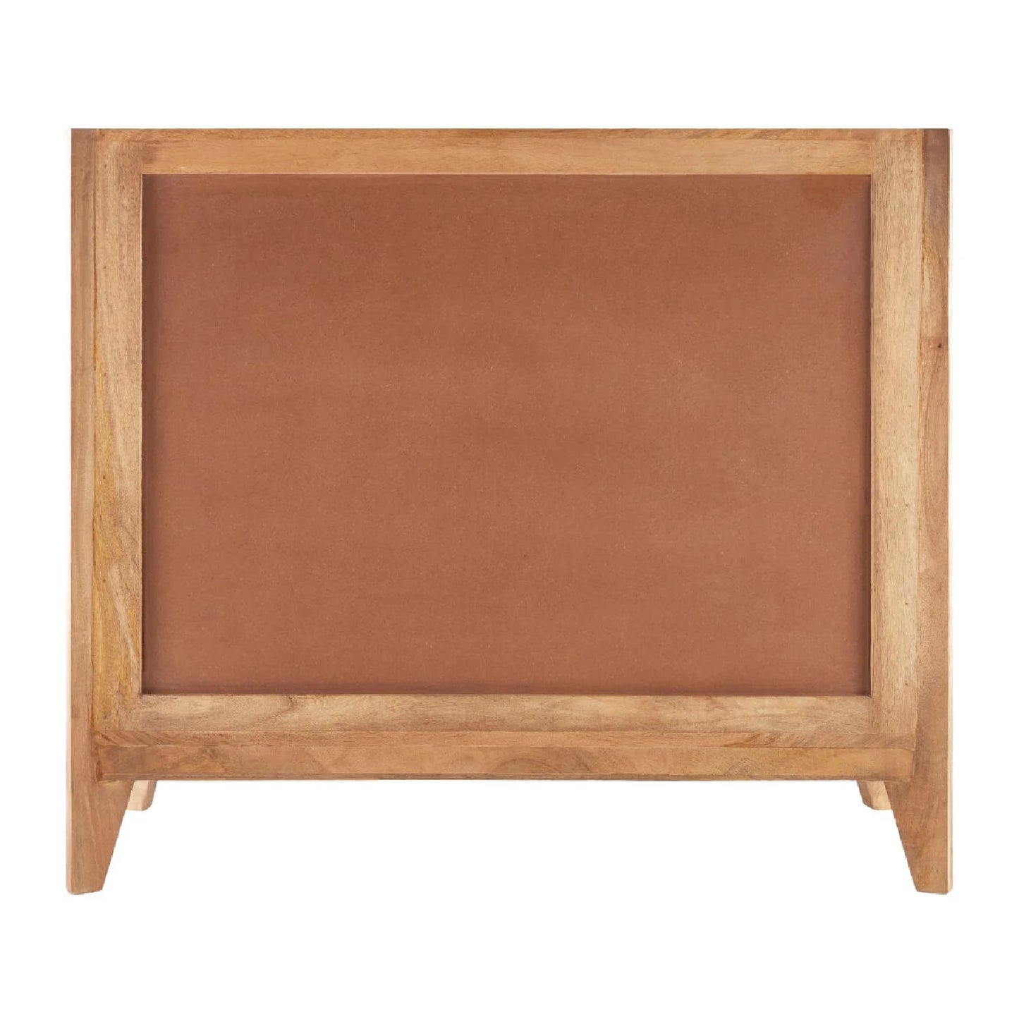 Luxury Modern Reeded Mango Wood Cabinet European Style for Villa