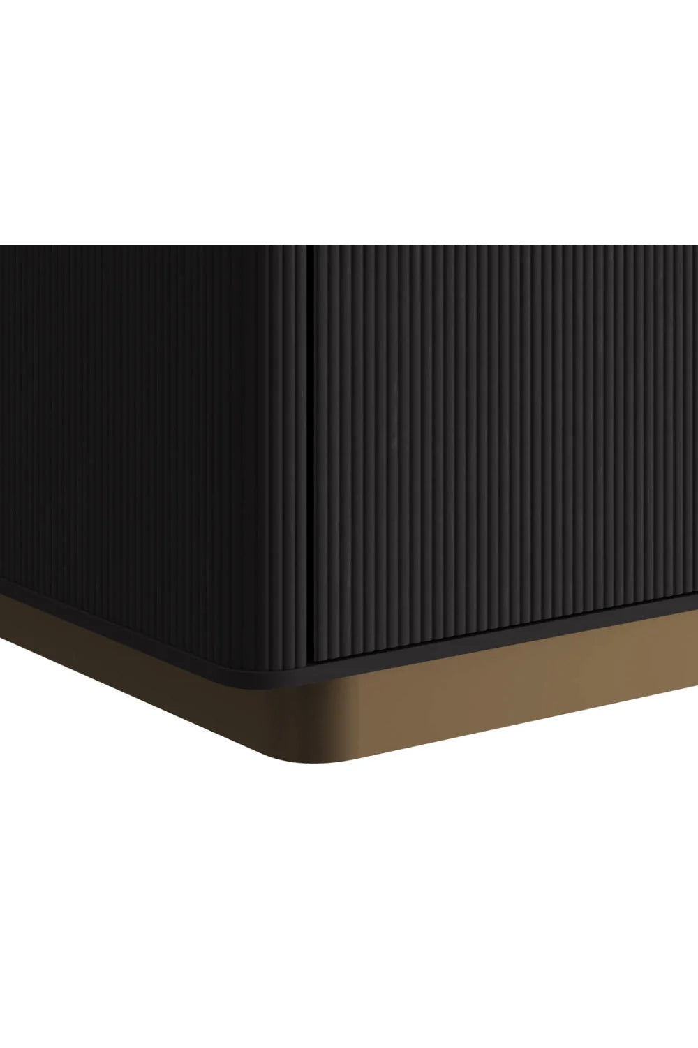 Luxury Modern Reeded Nightstand European Style for Villa