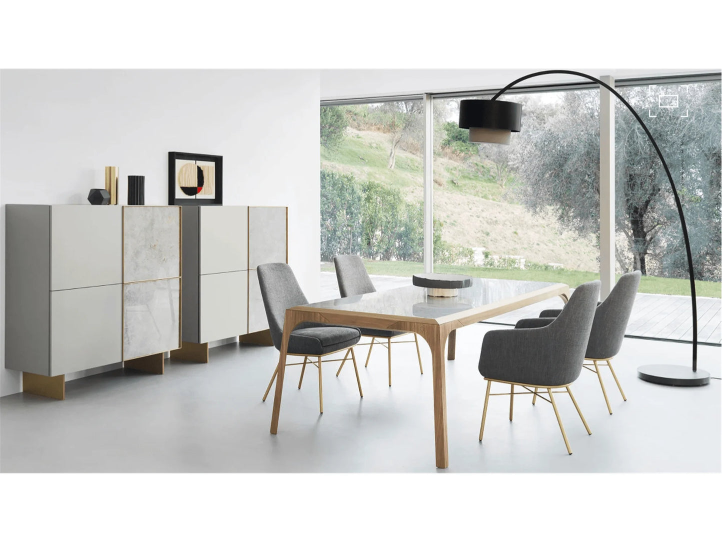Luxury Modern Reene Dining Table European Style for Villa