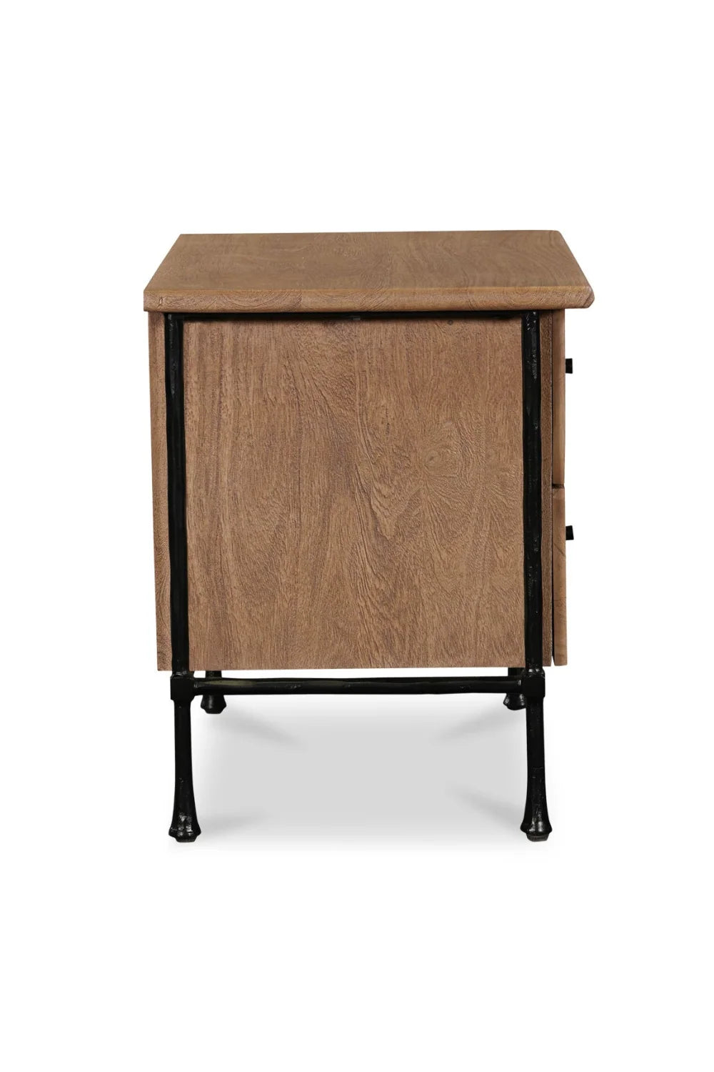 Luxury Modern Rene Acacia Nightstand European Style for Villa