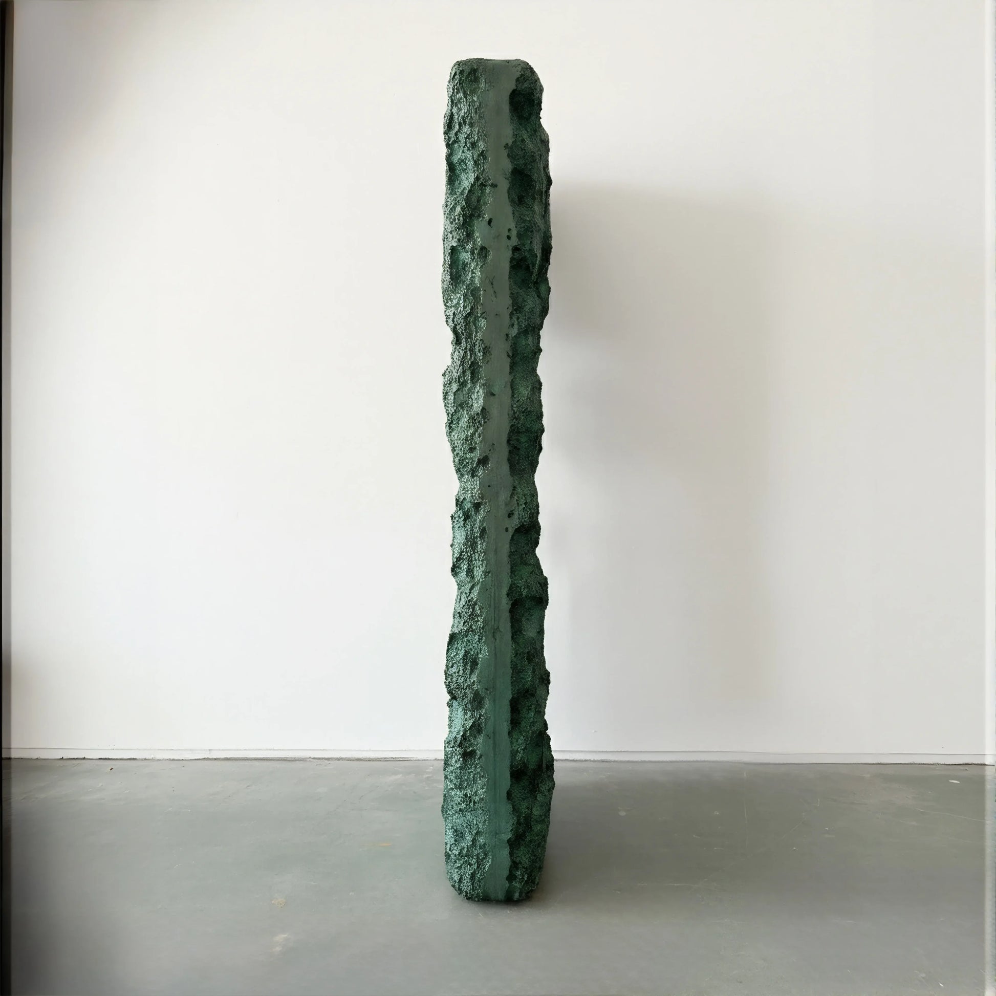 Luxury Modern Rift Opening Jade Fissure Green Mirror European Style for Villa