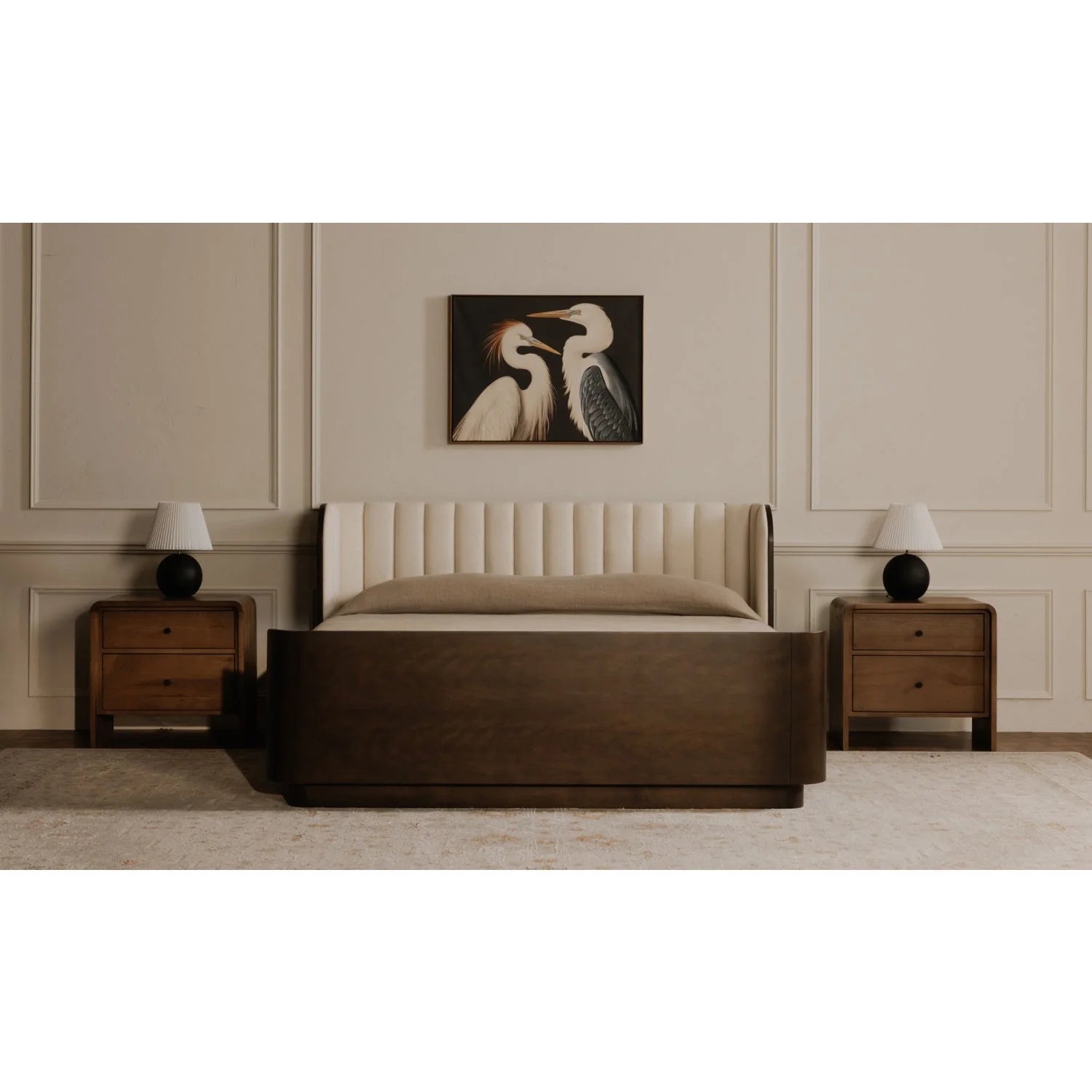 Luxury Modern Riley Nightstand European Style for Villa