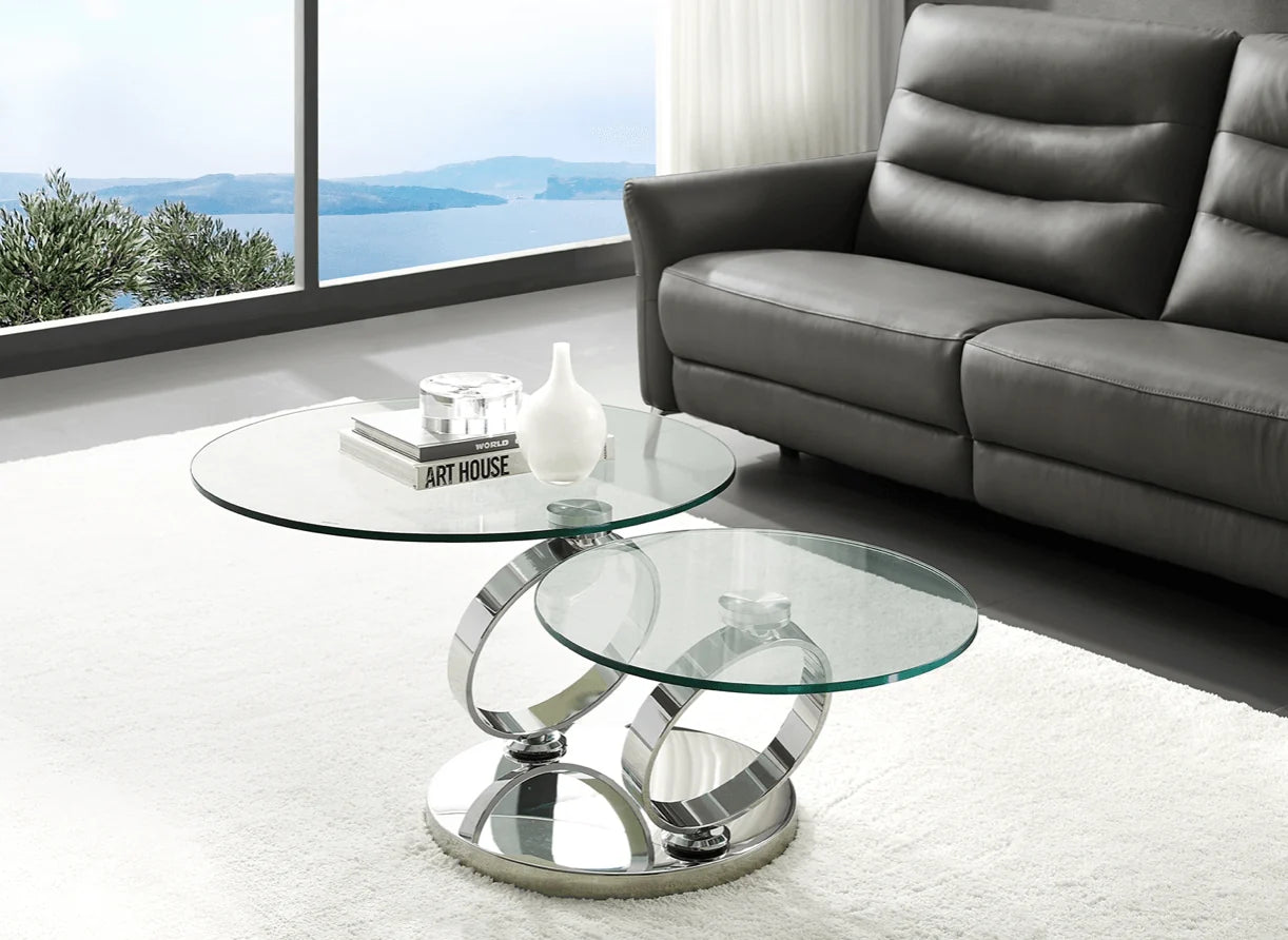 Luxury Modern Rings Coffee Table European Style for Villa