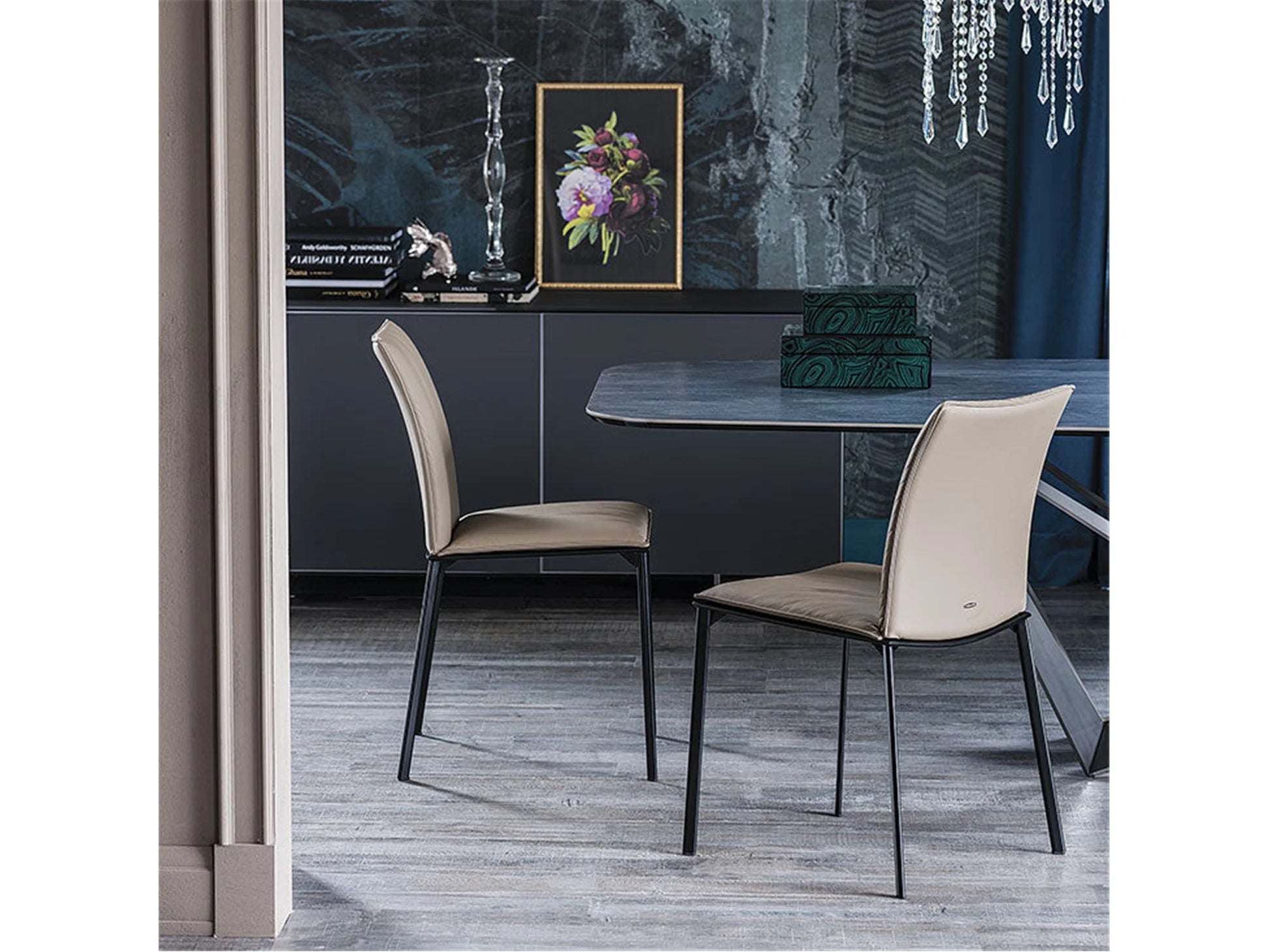 Luxury Modern Rita Dining Chair European Style for Villa