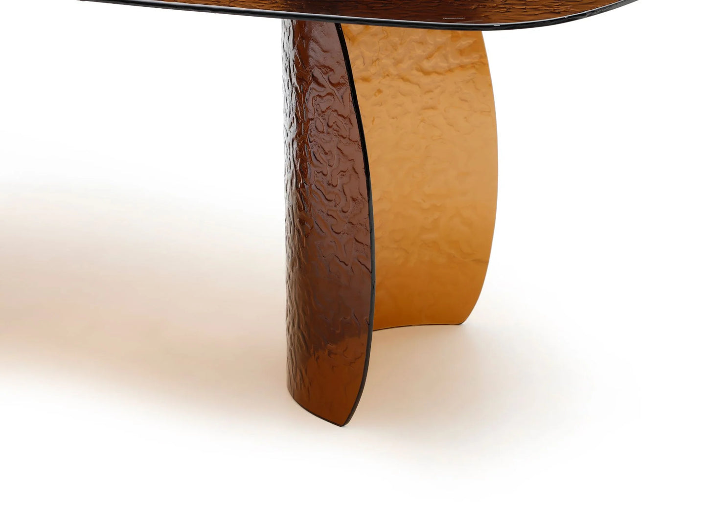 Luxury Modern Riviera Glass Dining Table European Style for Villa
