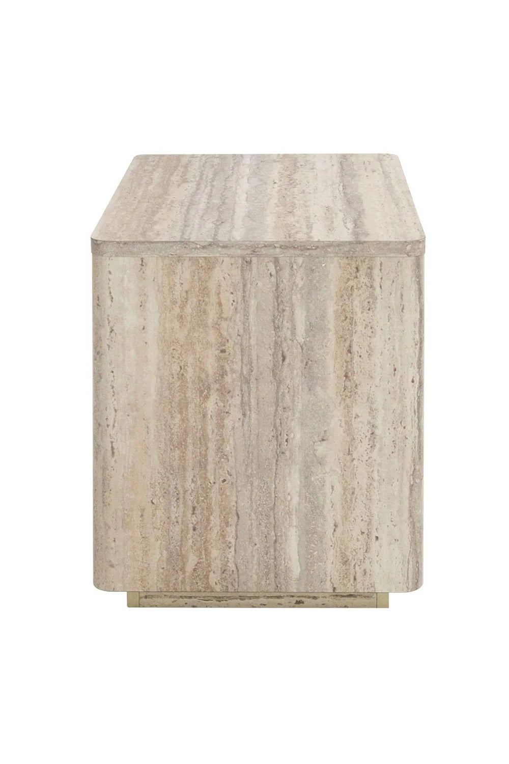 Luxury Modern Roma Travertine Nightstand European Style for Villa