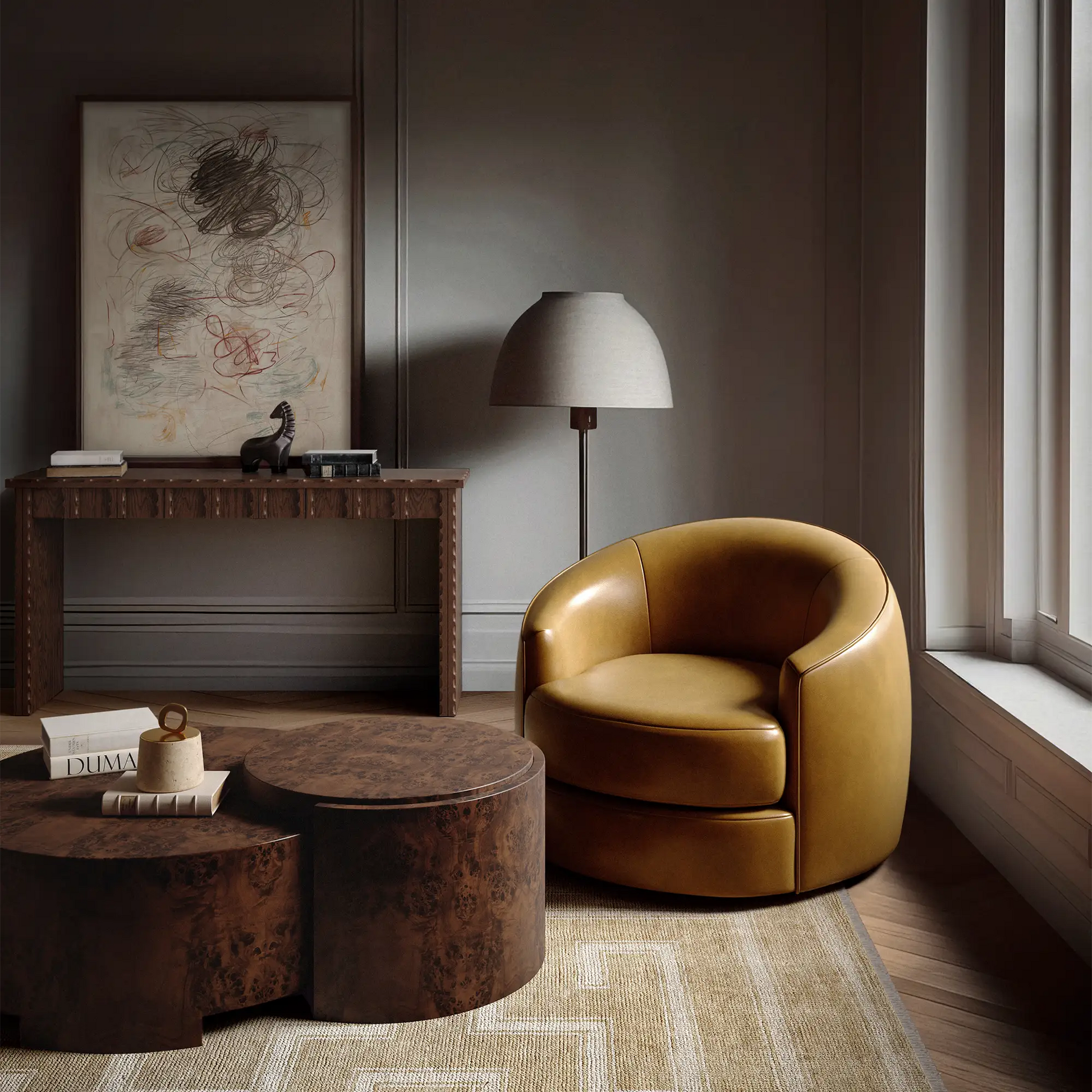 Luxury Modern Rondel Bunching Cocktail Table European Style for Villa