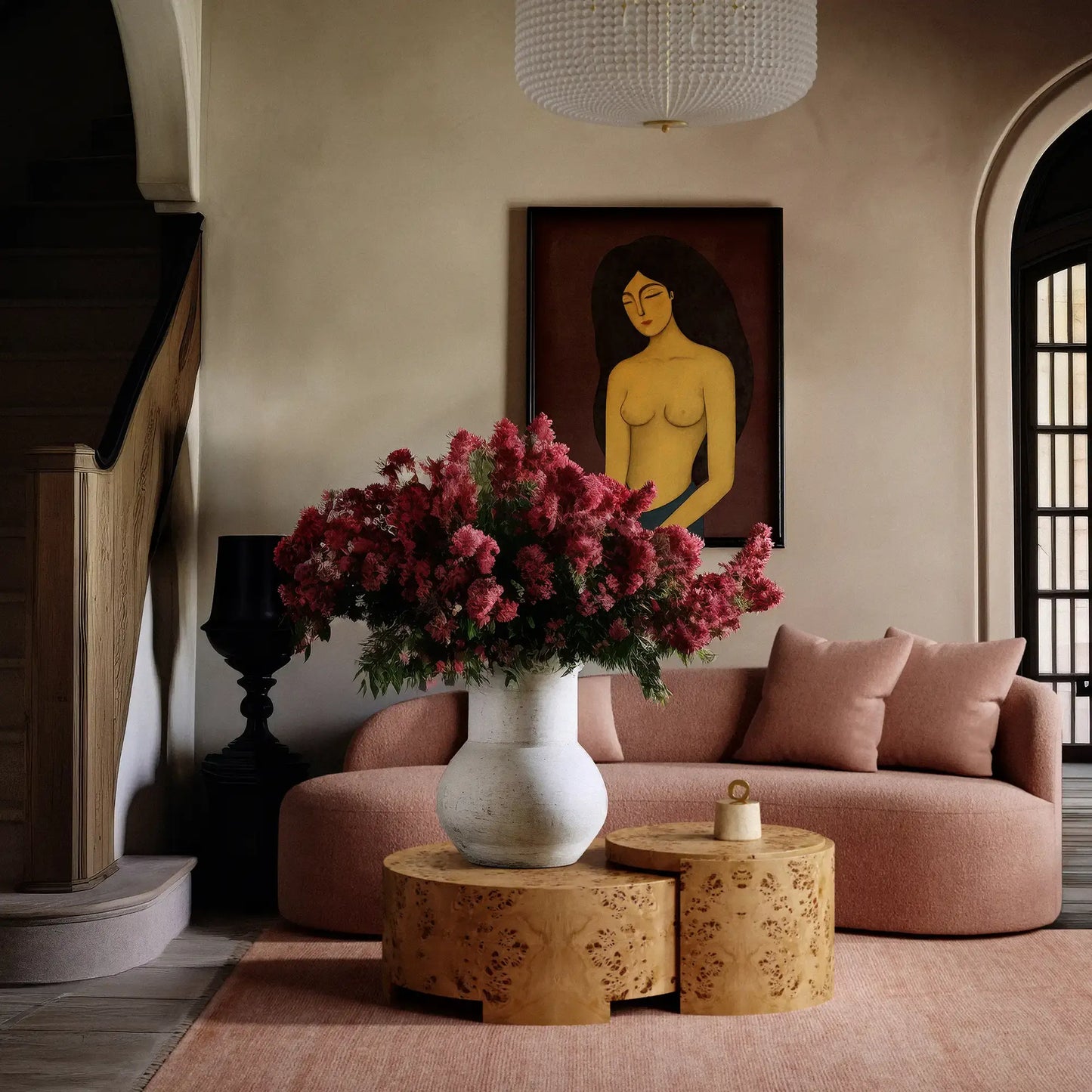 Luxury Modern Rondel Bunching Cocktail Table European Style for Villa