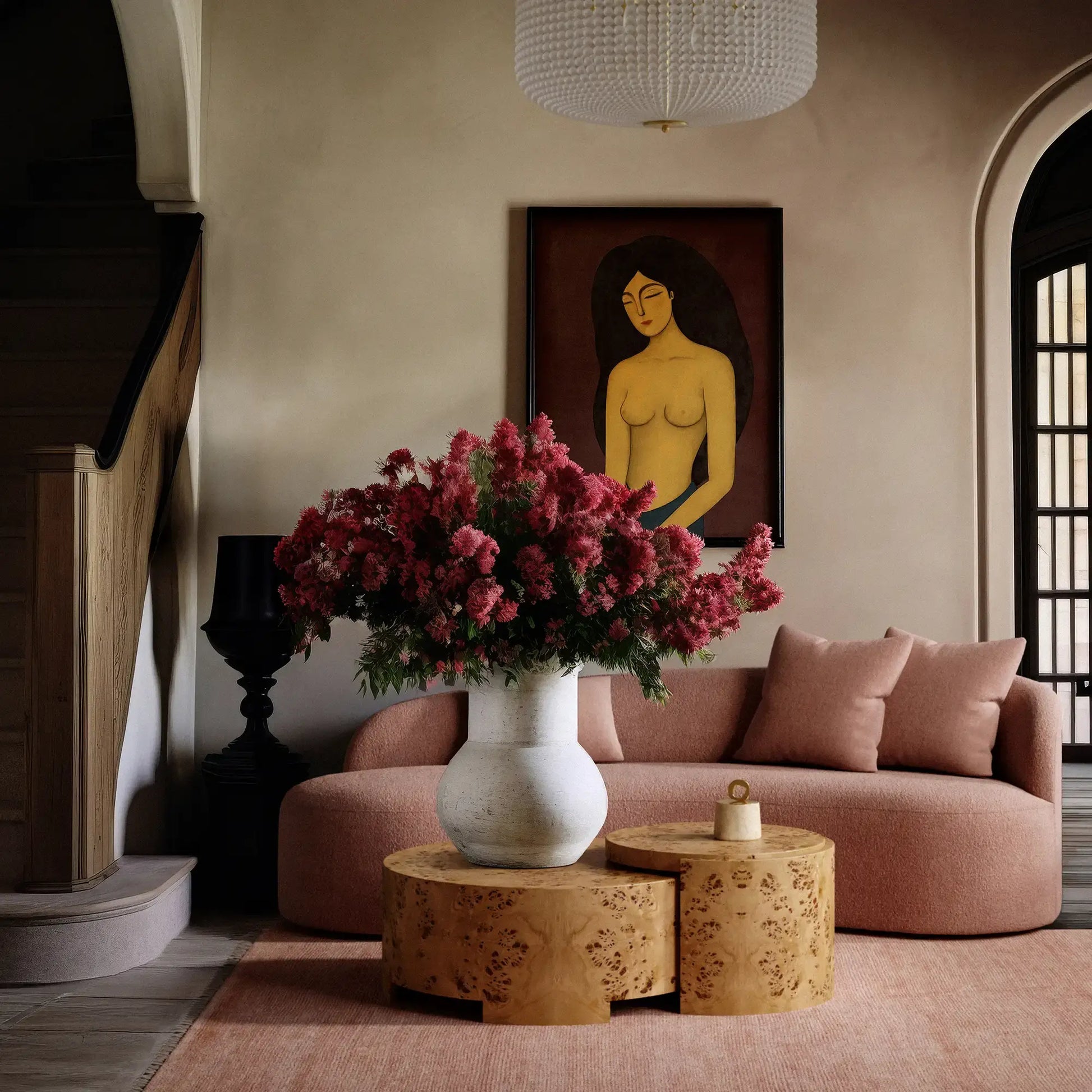 Luxury Modern Rondel Bunching Cocktail Table European Style for Villa
