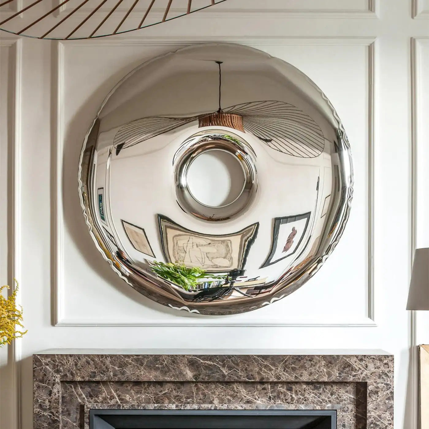 Luxury Modern Rondo Round Mirror European Style for Villa