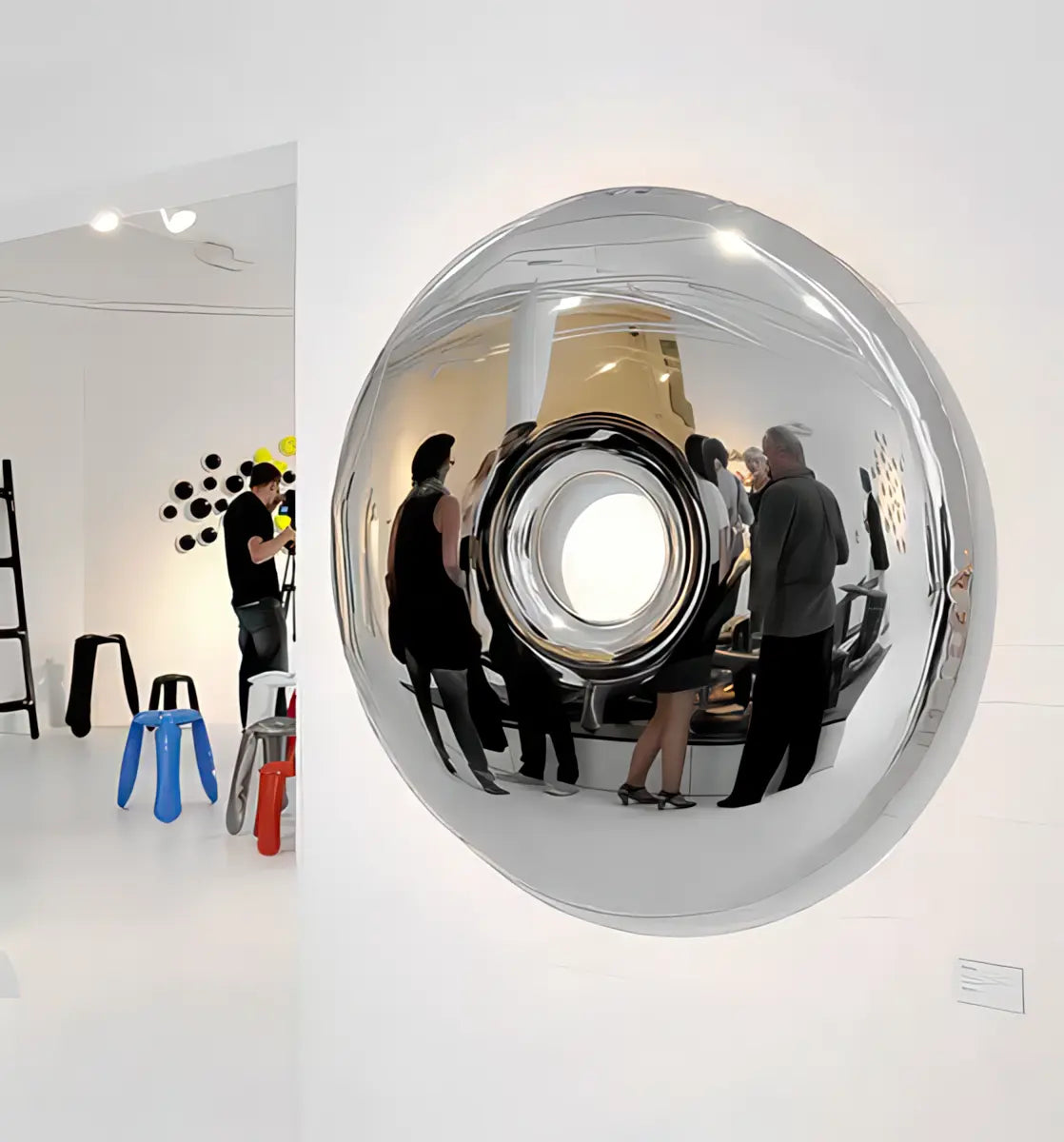 Luxury Modern Rondo Round Mirror European Style for Villa