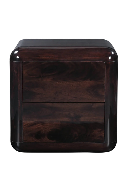 Luxury Modern Rory 2-Drawer Nightstand European Style for Villa