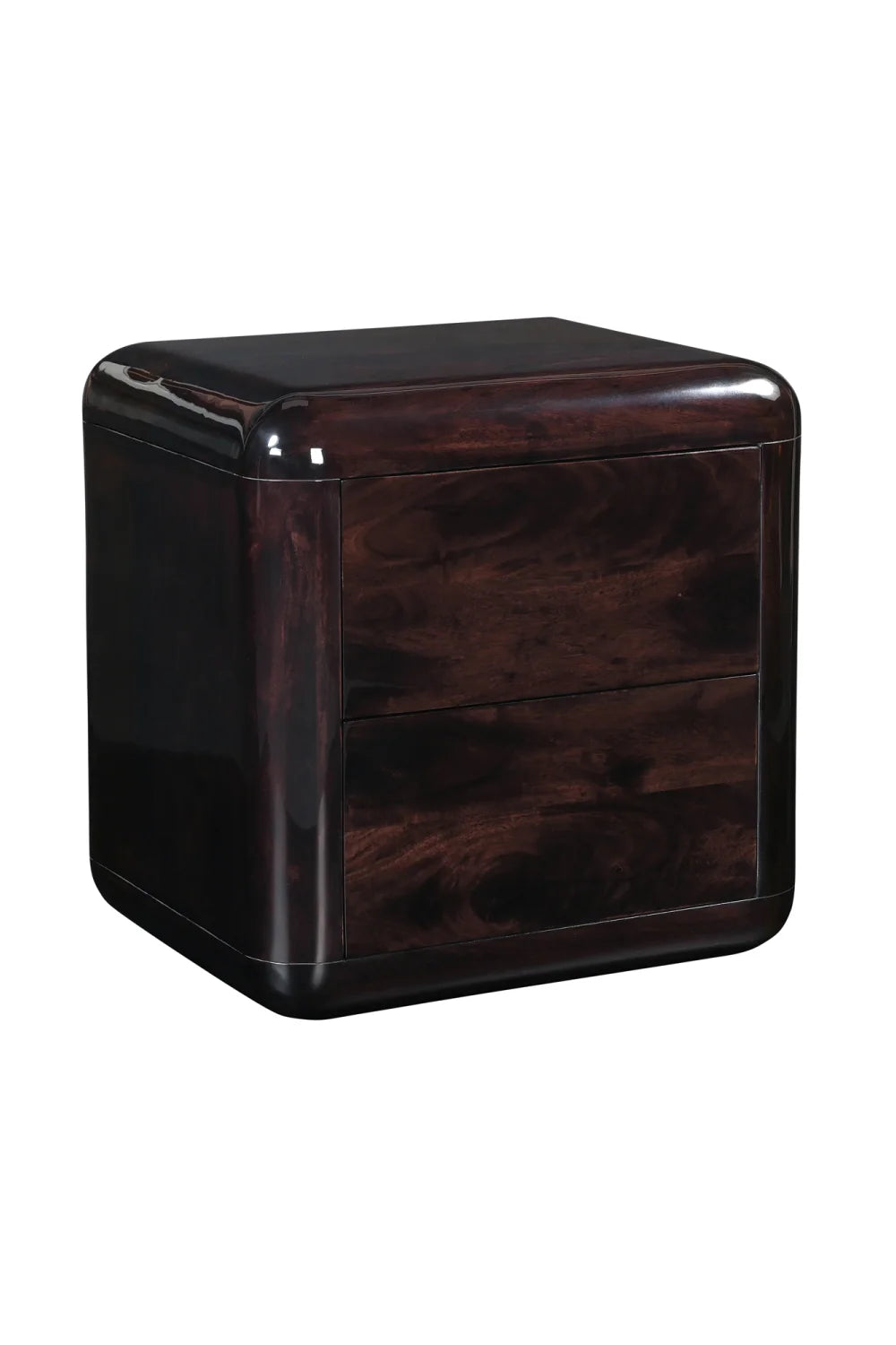 Luxury Modern Rory 2-Drawer Nightstand European Style for Villa