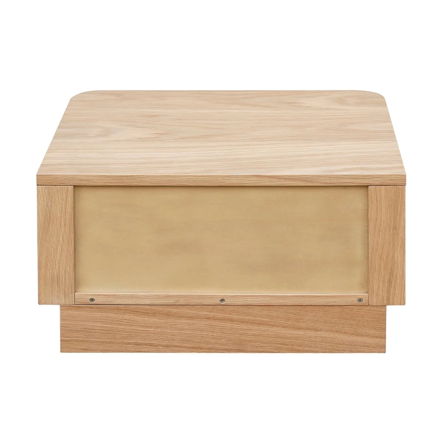 Luxury Modern Round Off 1-Drawer Nightstand European Style for Villa