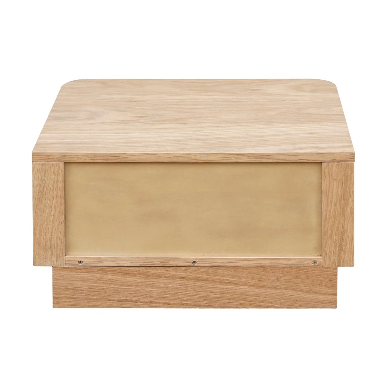 Luxury Modern Round Off 1-Drawer Nightstand European Style for Villa