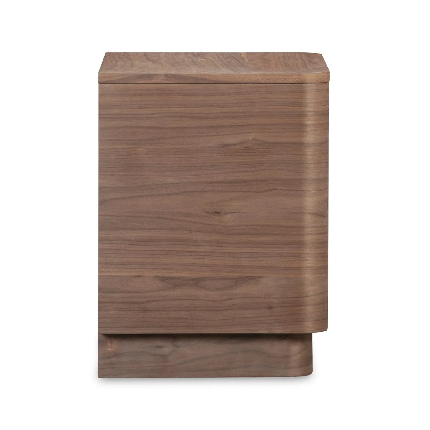 Luxury Modern Round Off 2-Drawer Nightstand European Style for Villa