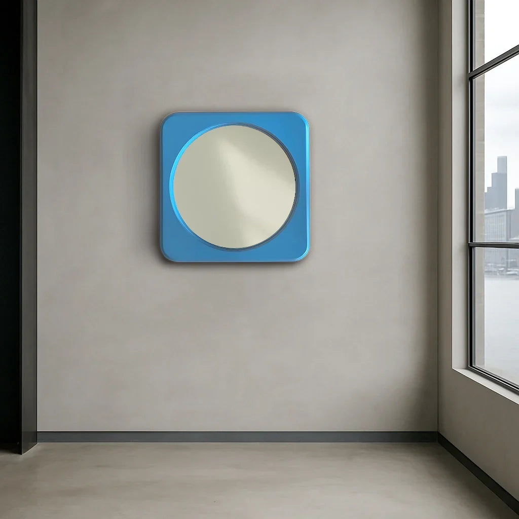 Luxury Modern Rounded Square Mirror European Style for Villa