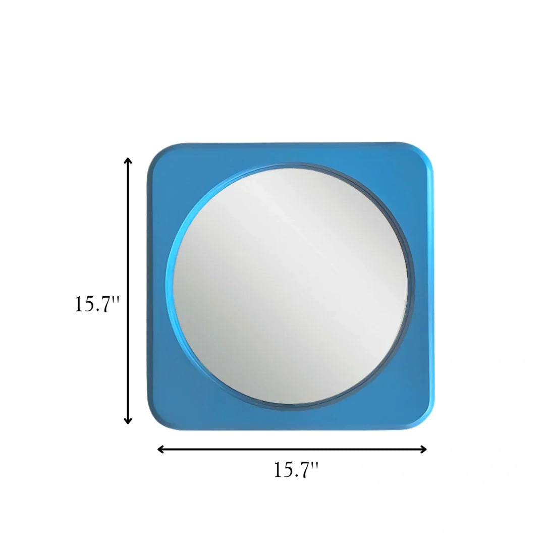 Luxury Modern Rounded Square Mirror European Style for Villa
