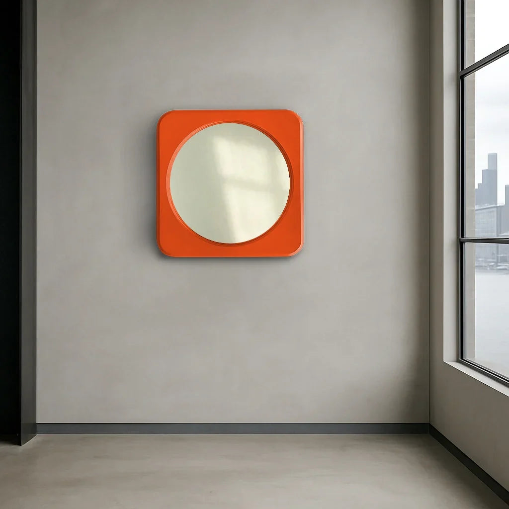 Luxury Modern Rounded Square Mirror European Style for Villa