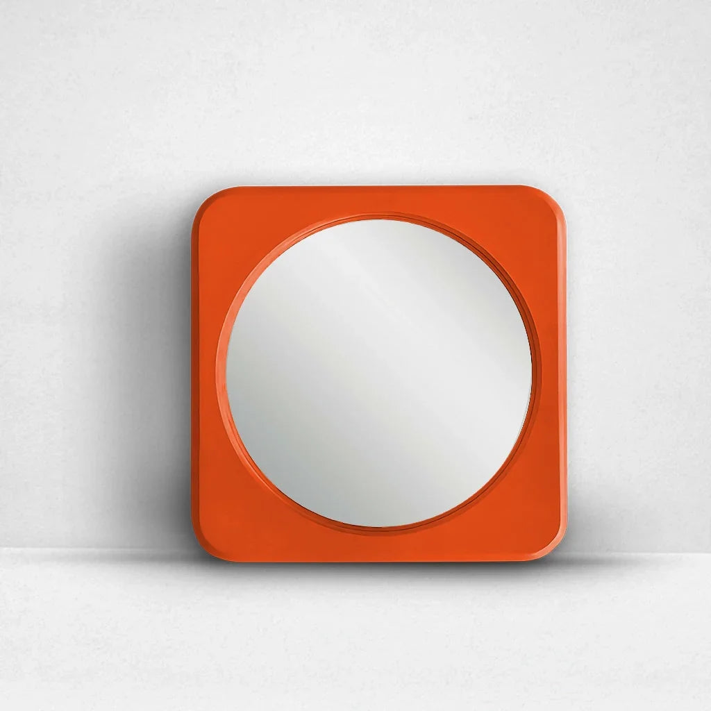 Luxury Modern Rounded Square Mirror European Style for Villa