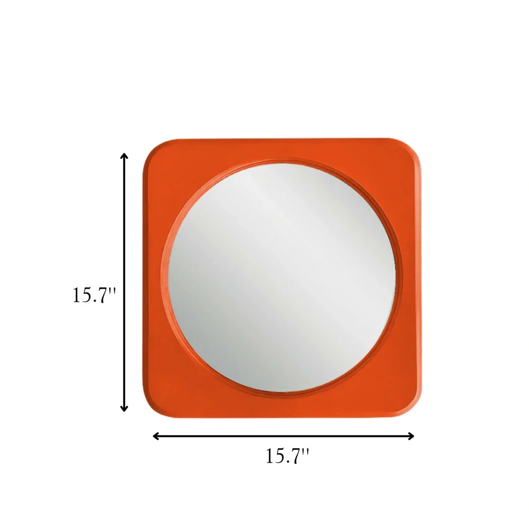 Luxury Modern Rounded Square Mirror European Style for Villa