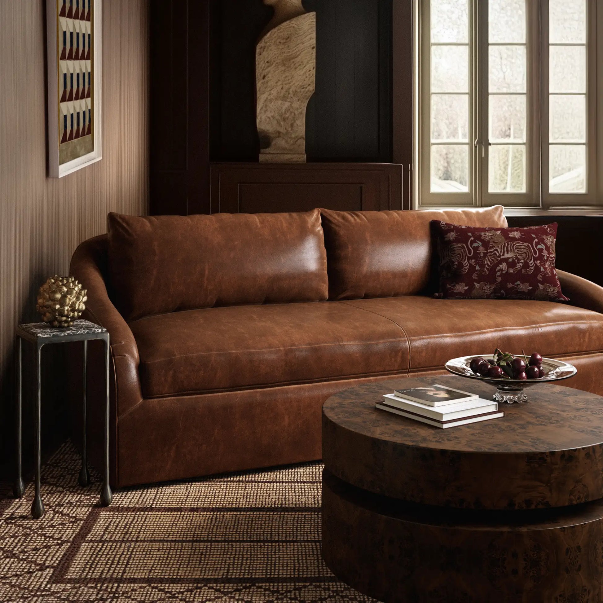 Luxury Modern Rousseau Sofa European Style for Villa