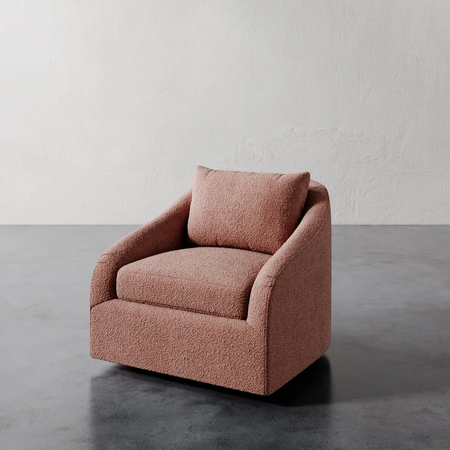 Luxury Modern Rousseau Swivel Chair European Style for Villa