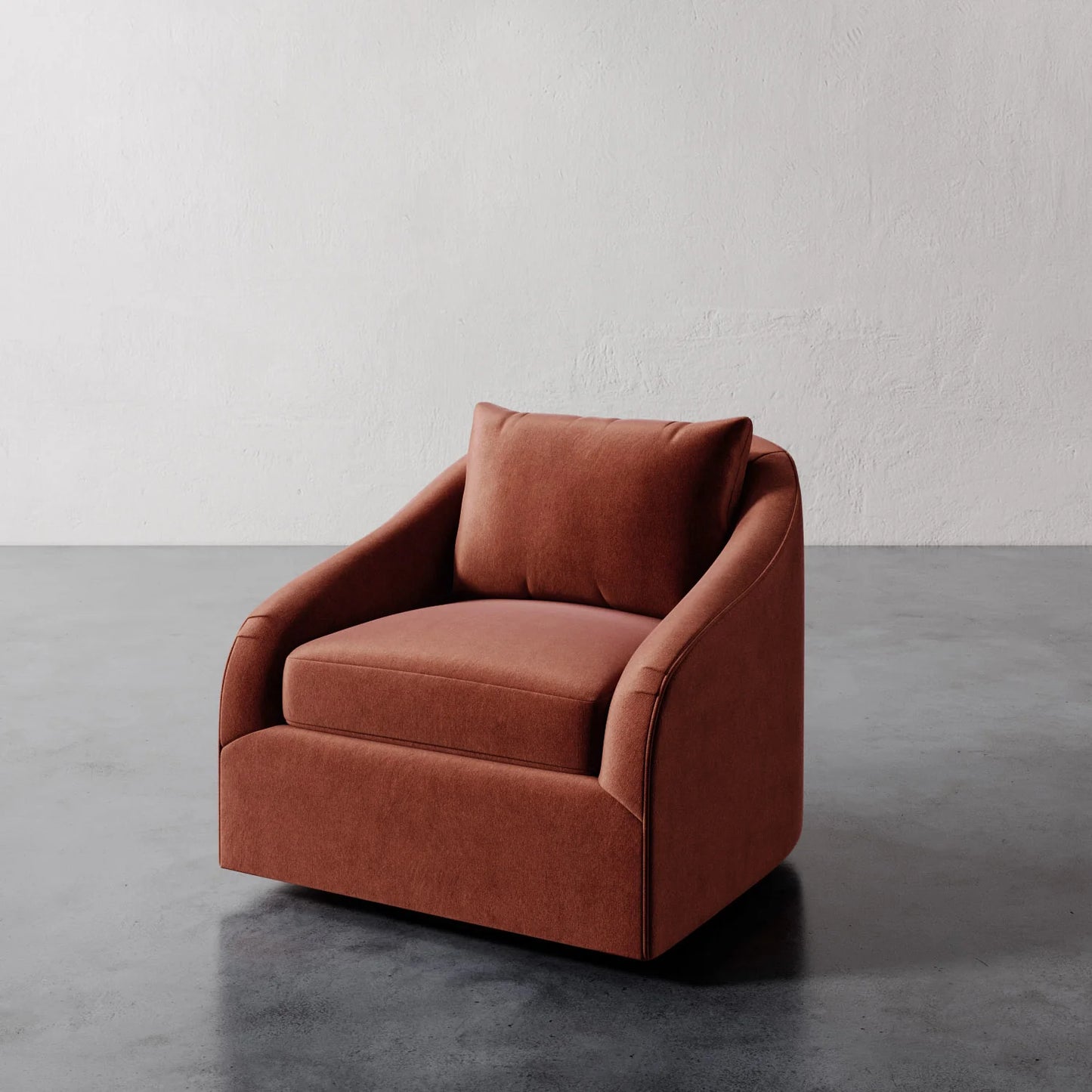 Luxury Modern Rousseau Swivel Chair European Style for Villa
