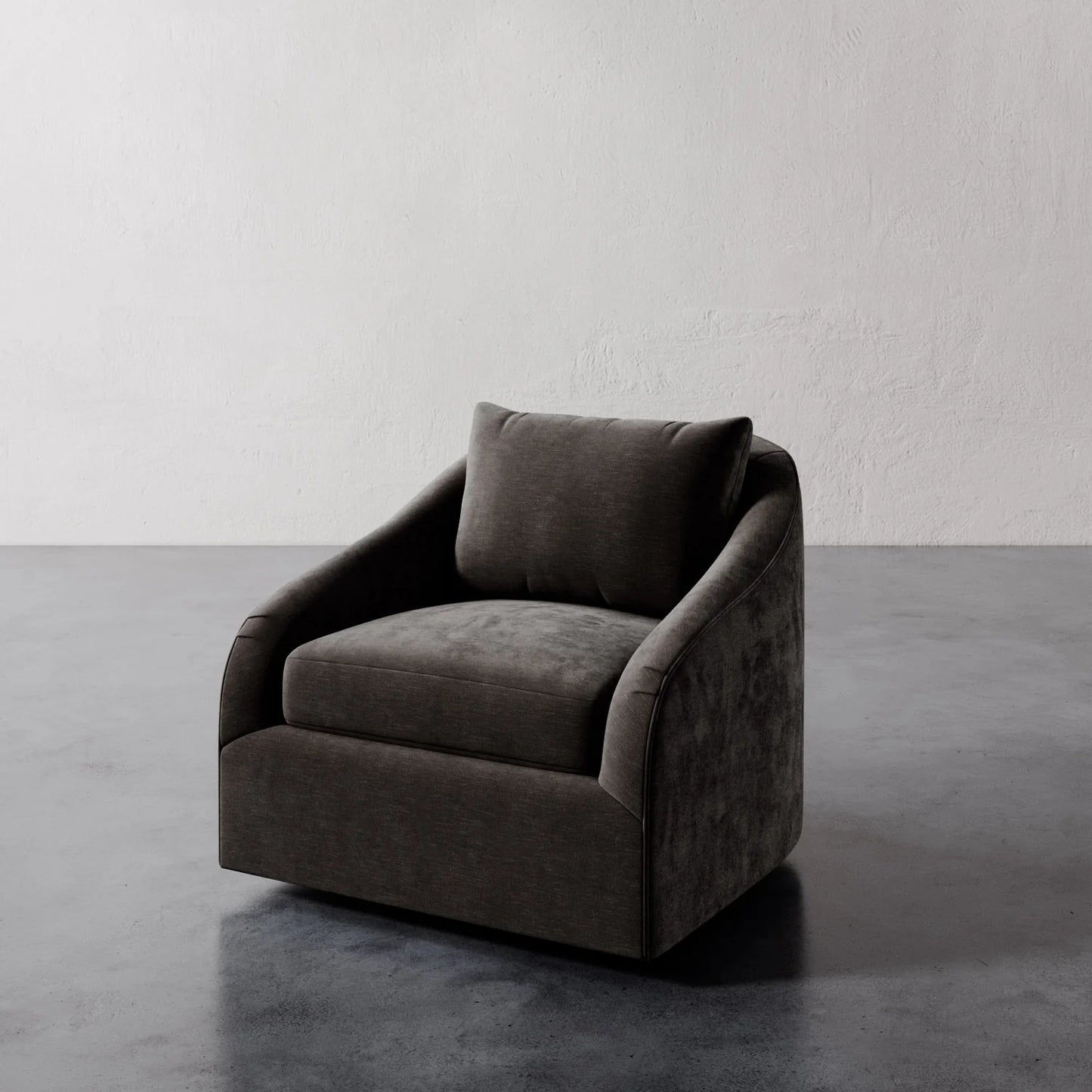Luxury Modern Rousseau Swivel Chair European Style for Villa